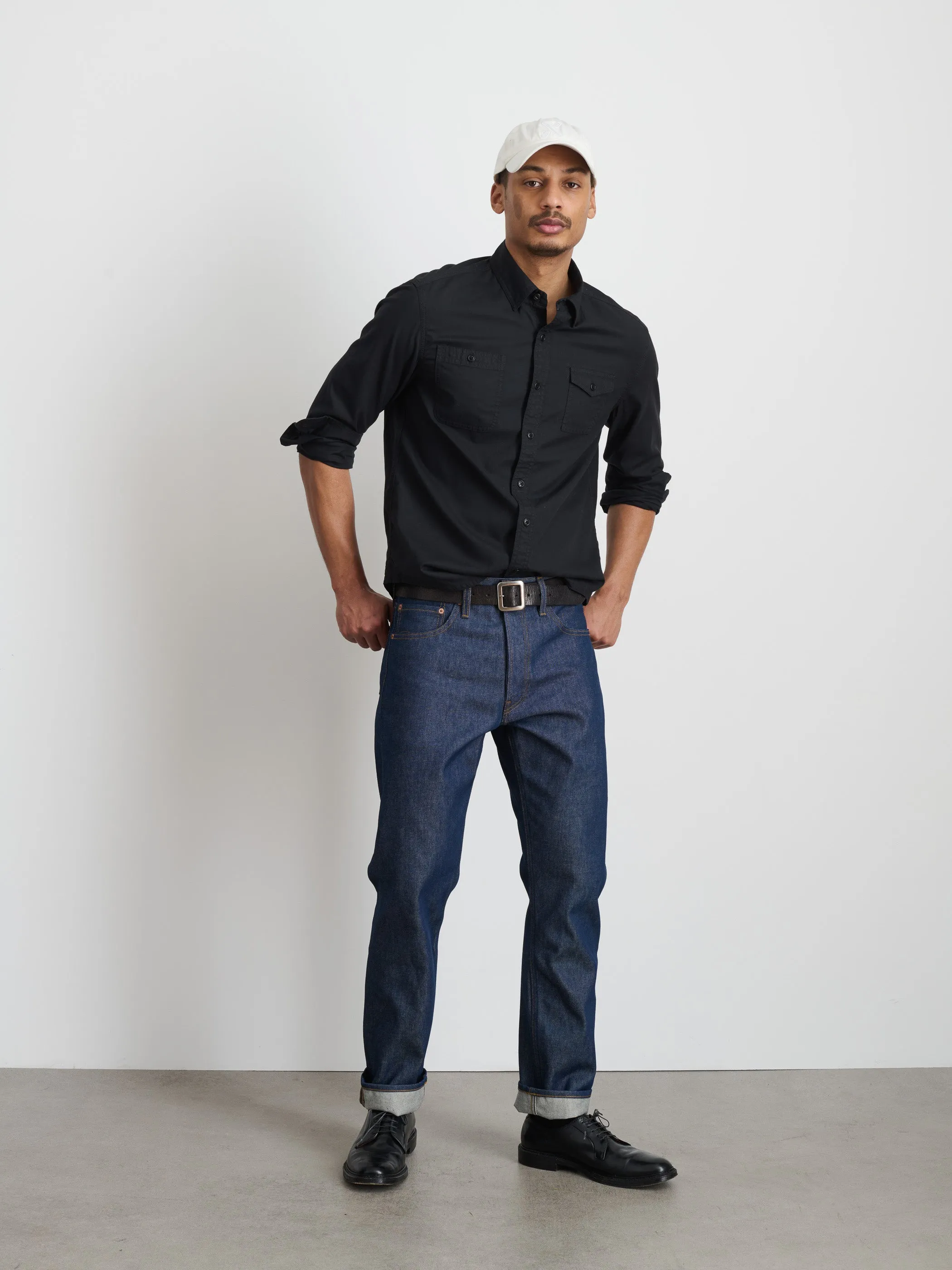 Utility Shirt In Lightweight Twill sold by Alex Mill product image thumbnail 3