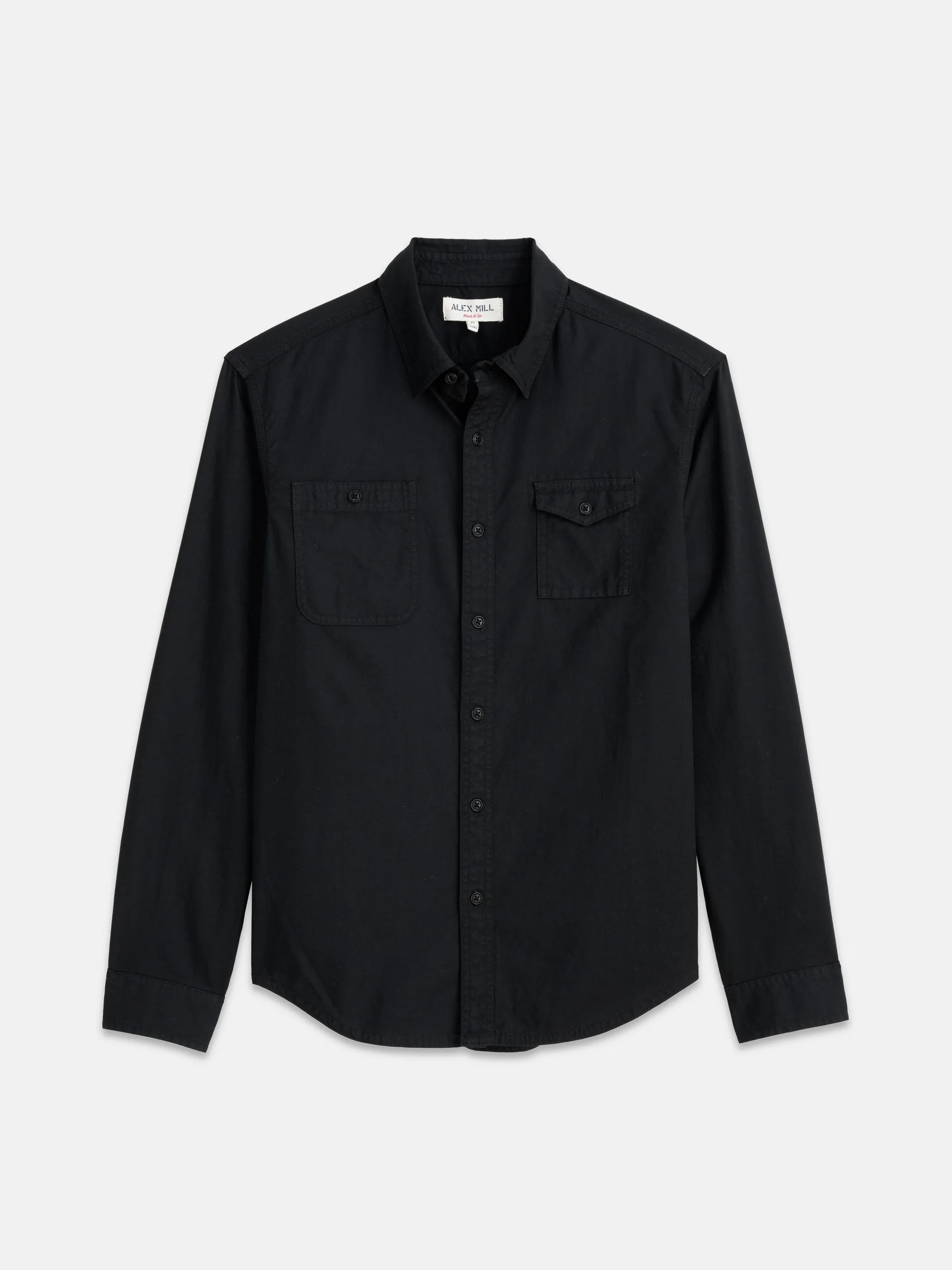 Utility Shirt In Lightweight Twill sold by Alex Mill