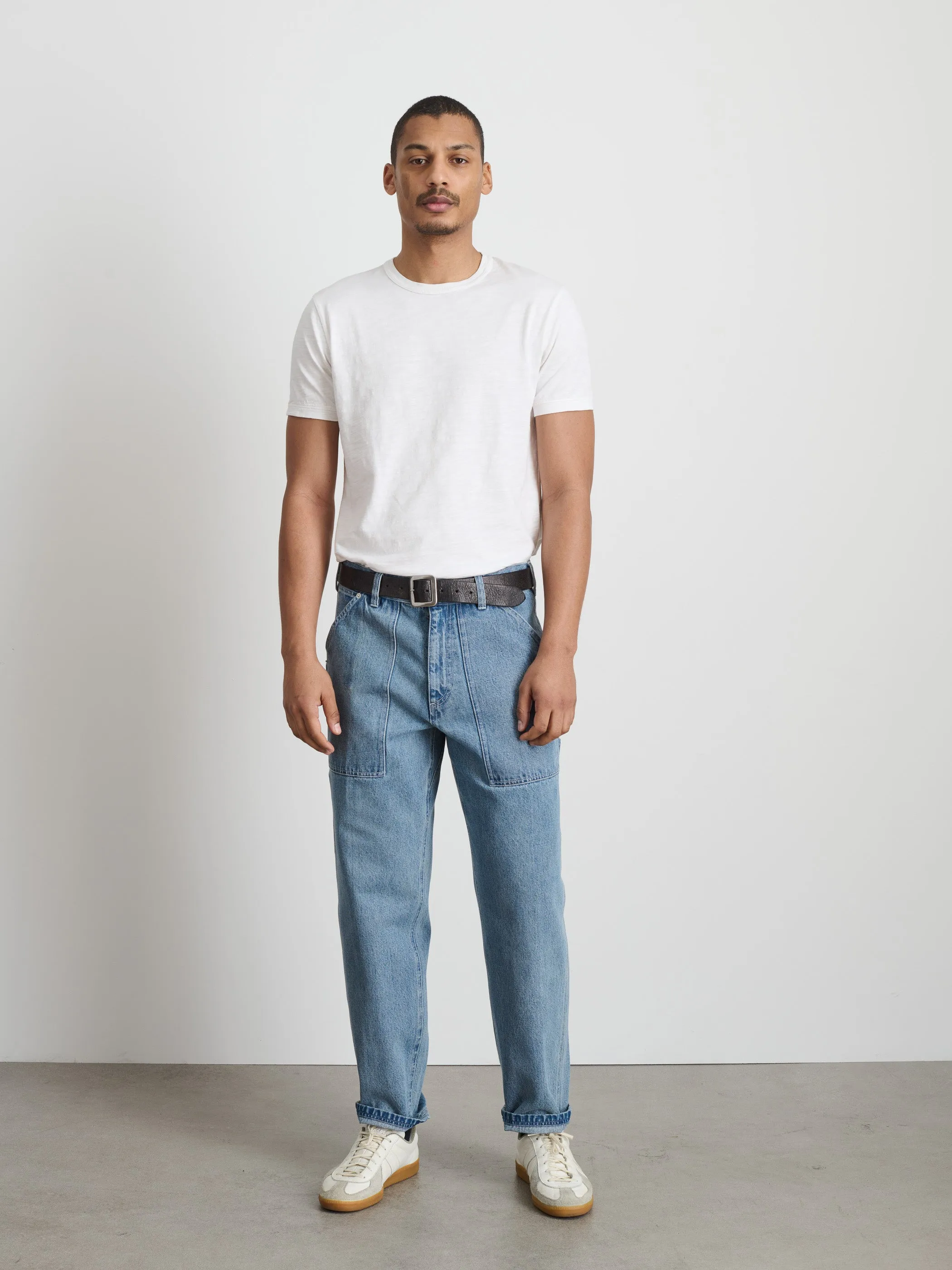 Painter Pant in Vintage Wash Denim sold by Alex Mill product image thumbnail 2
