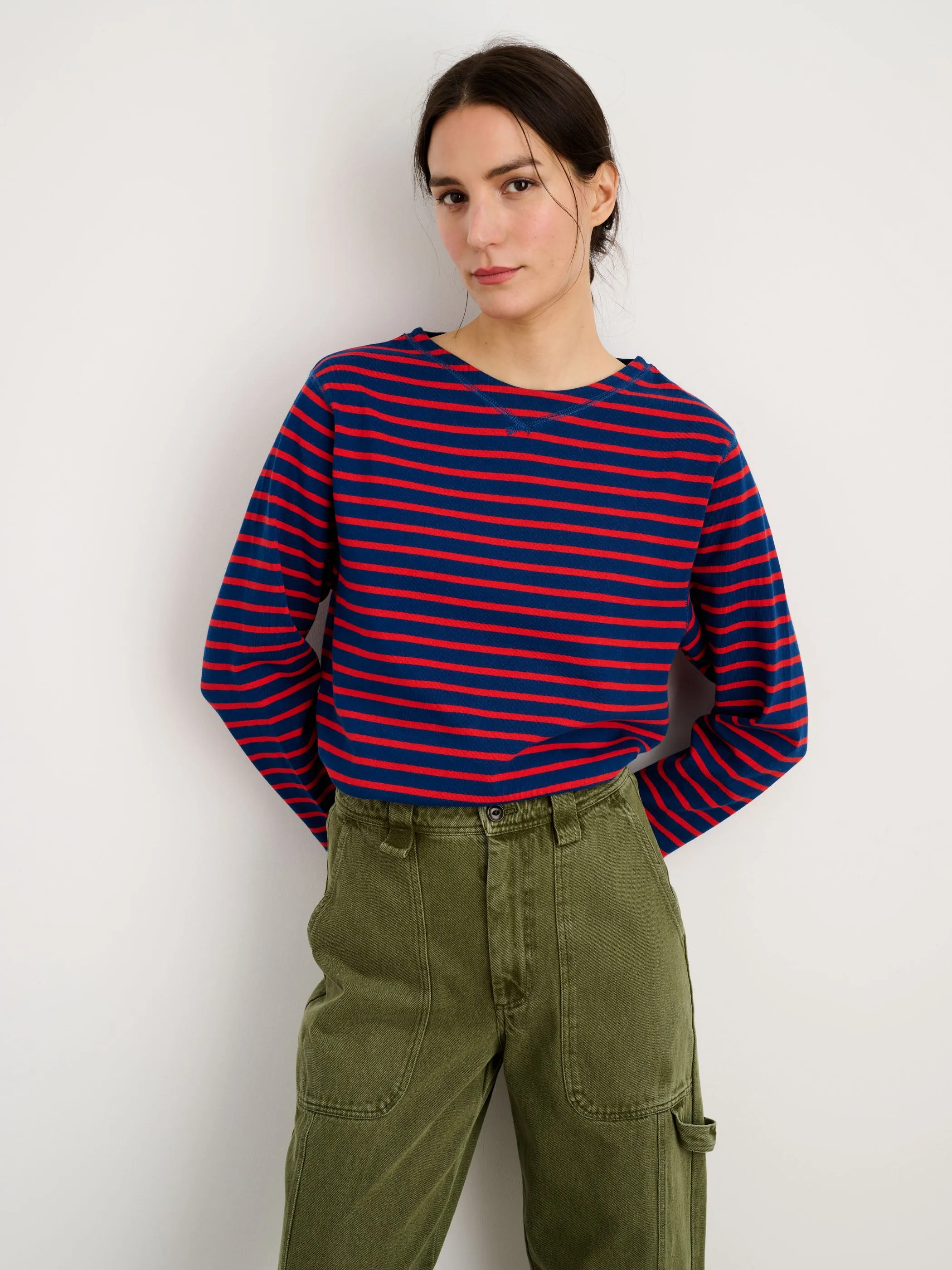 Lakeside Tee in Stripe sold by Alex Mill product image thumbnail 3