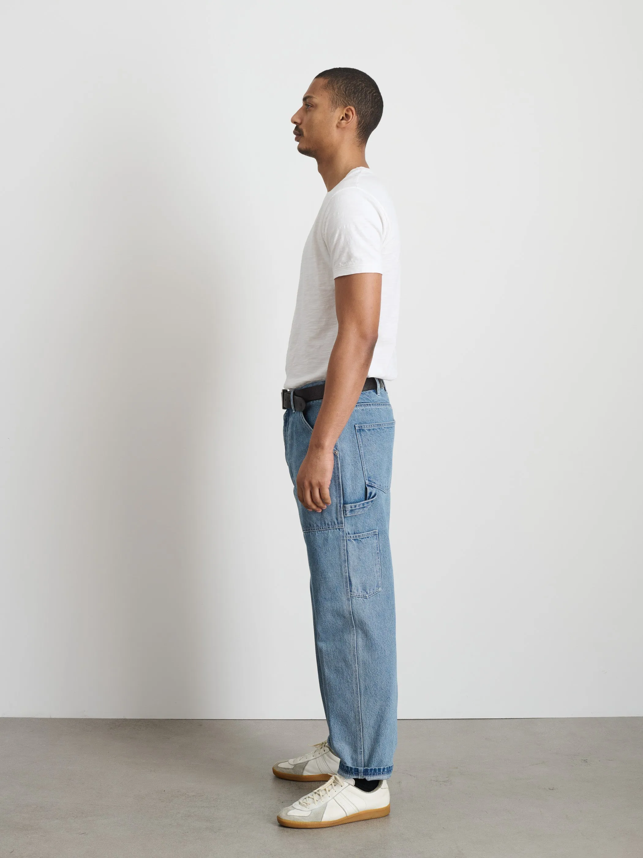 Painter Pant in Vintage Wash Denim sold by Alex Mill product image thumbnail 4