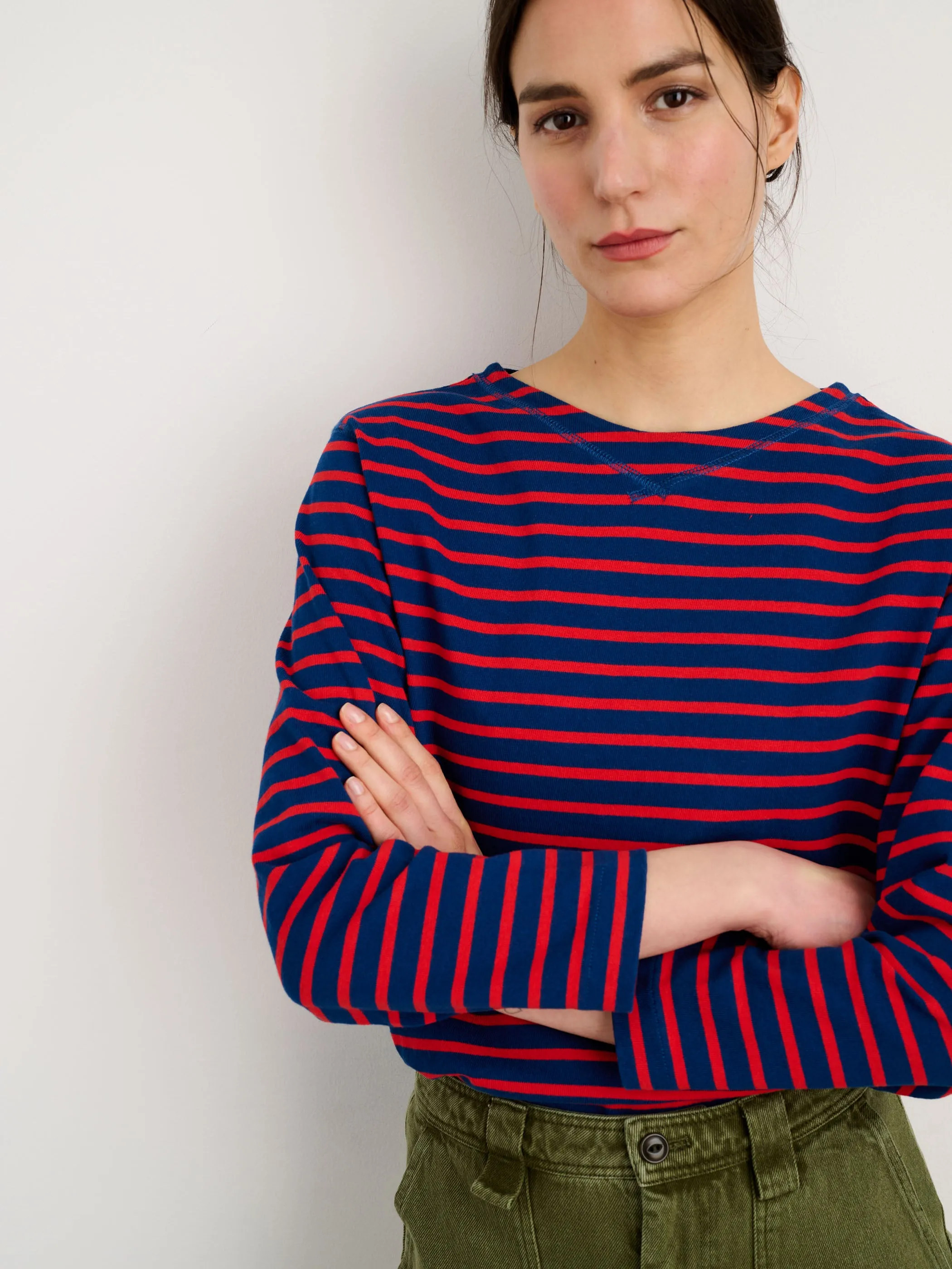 Lakeside Tee in Stripe sold by Alex Mill product image thumbnail 4