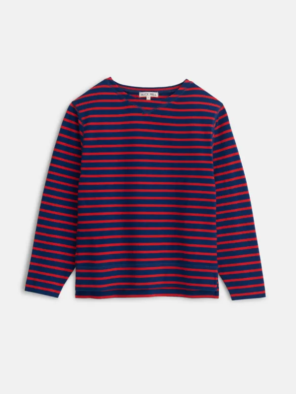 Lakeside Tee in Stripe sold by Alex Mill