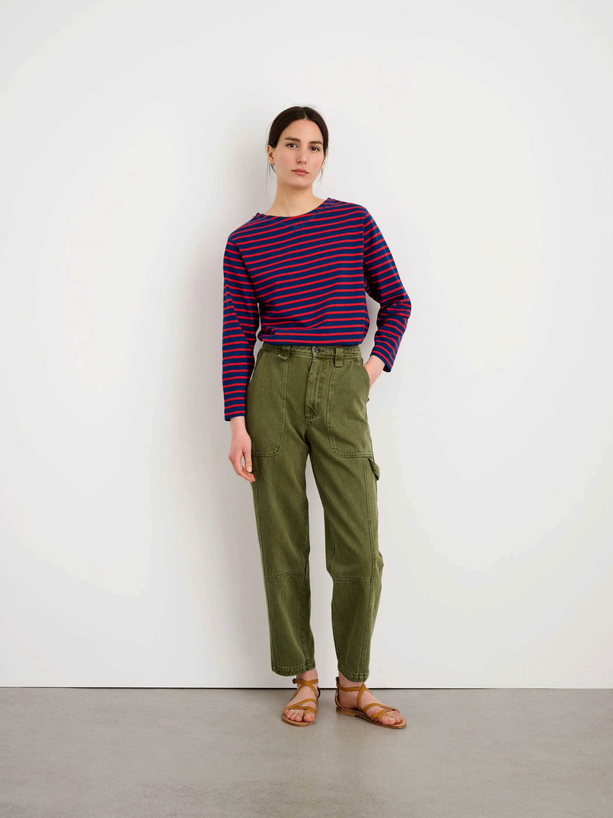 Lakeside Tee in Stripe sold by Alex Mill product image thumbnail 2