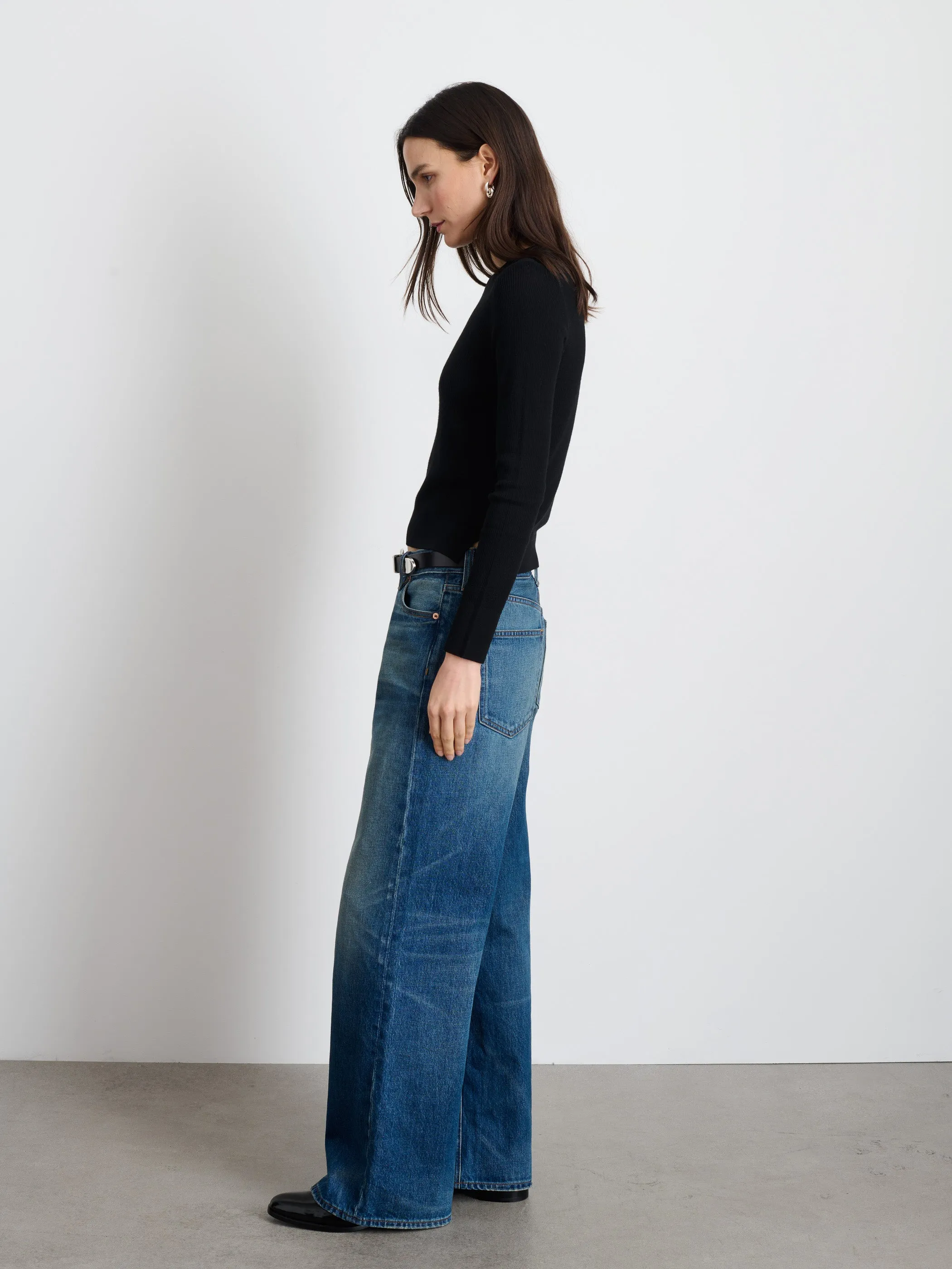 Ava Sweater Tee sold by Alex Mill product image thumbnail 4