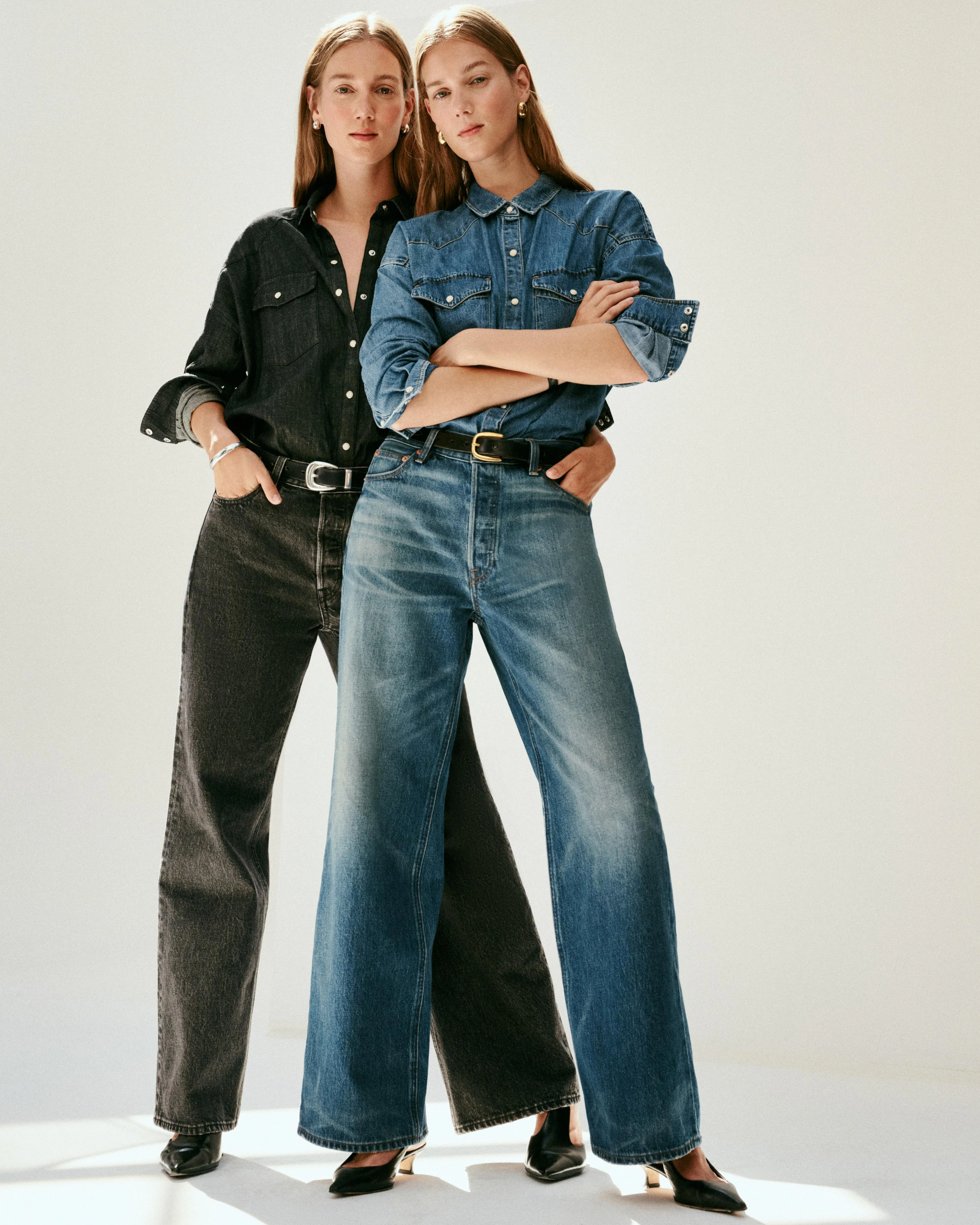 Alek Relaxed Wide Leg Jean sold by Alex Mill product image thumbnail 2