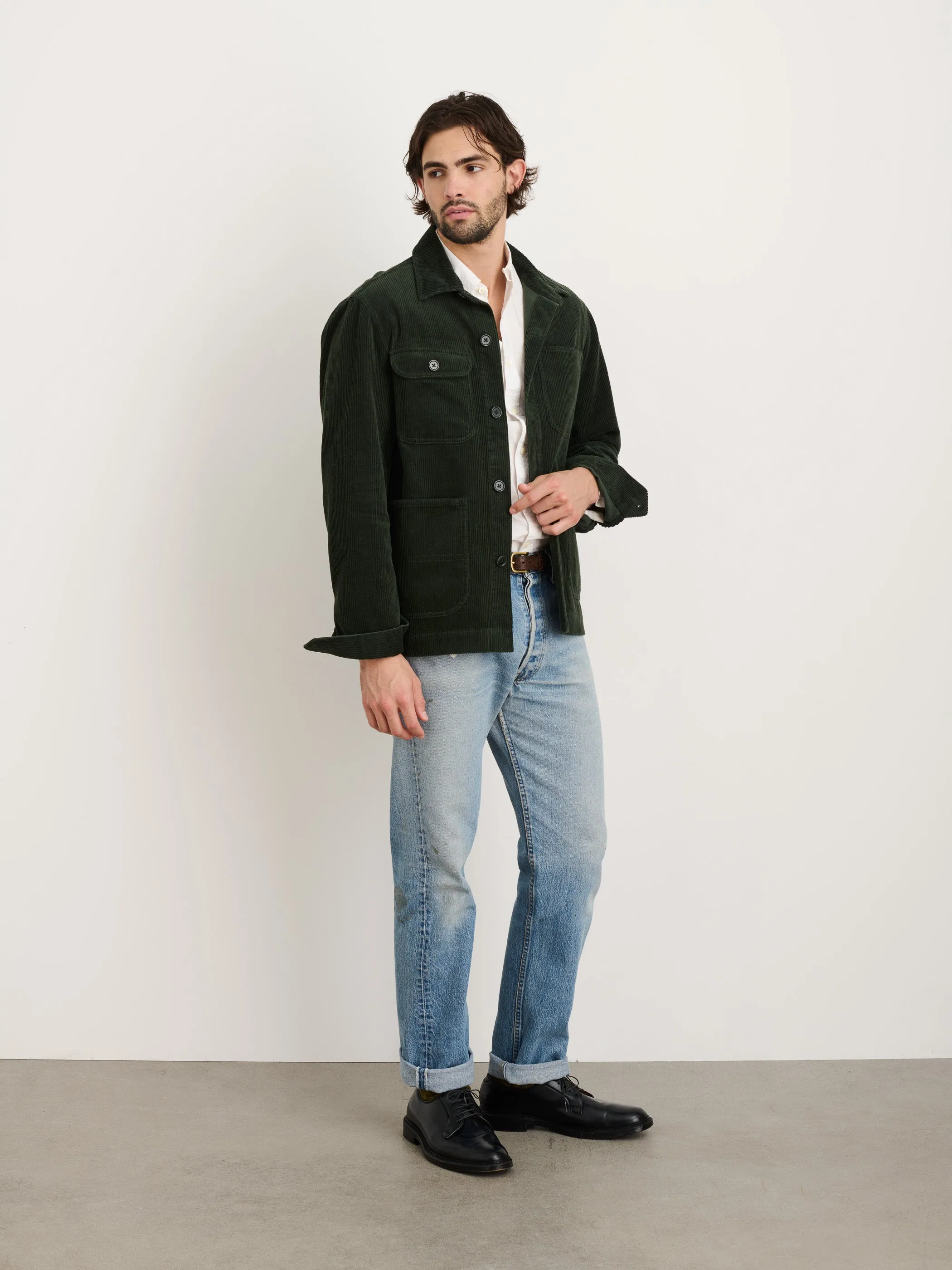 Work Jacket In Wide Wale Corduroy sold by Alex Mill product image thumbnail 3