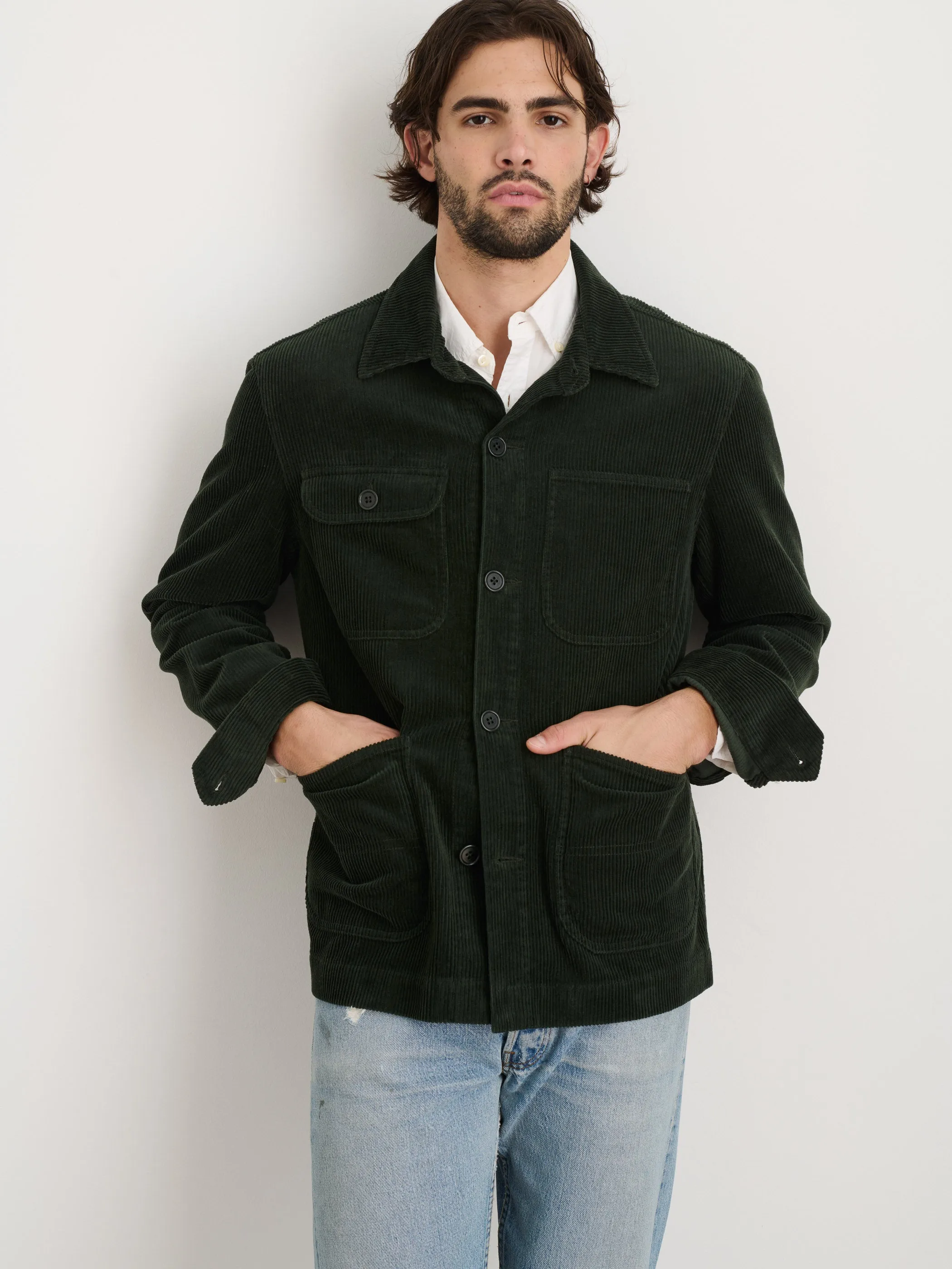 Work Jacket In Wide Wale Corduroy sold by Alex Mill product image thumbnail 2