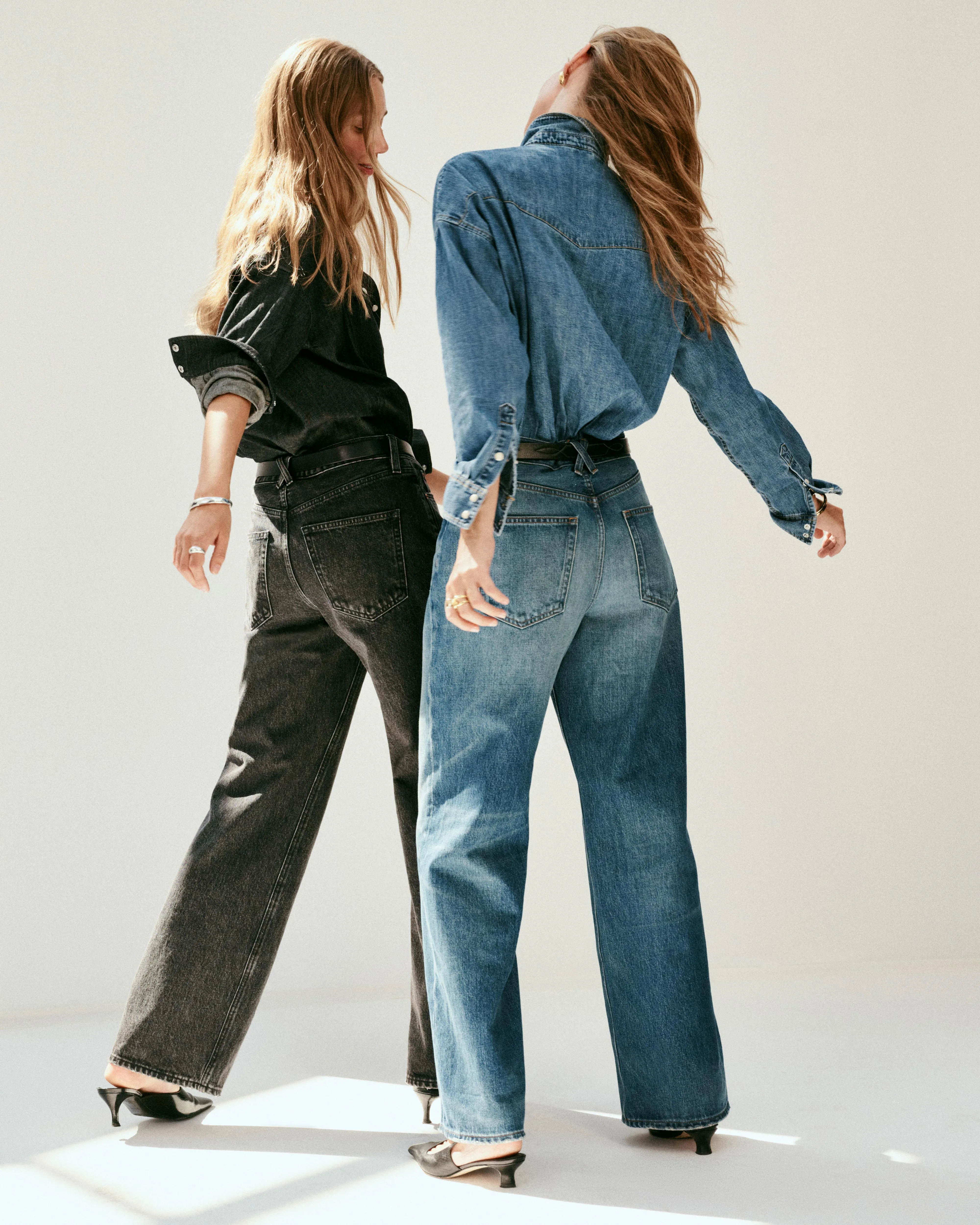 Alek Relaxed Wide Leg Jean sold by Alex Mill product image thumbnail 5