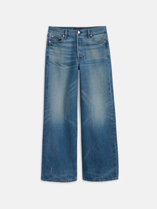 Alek Relaxed Wide Leg Jean sold by Alex Mill