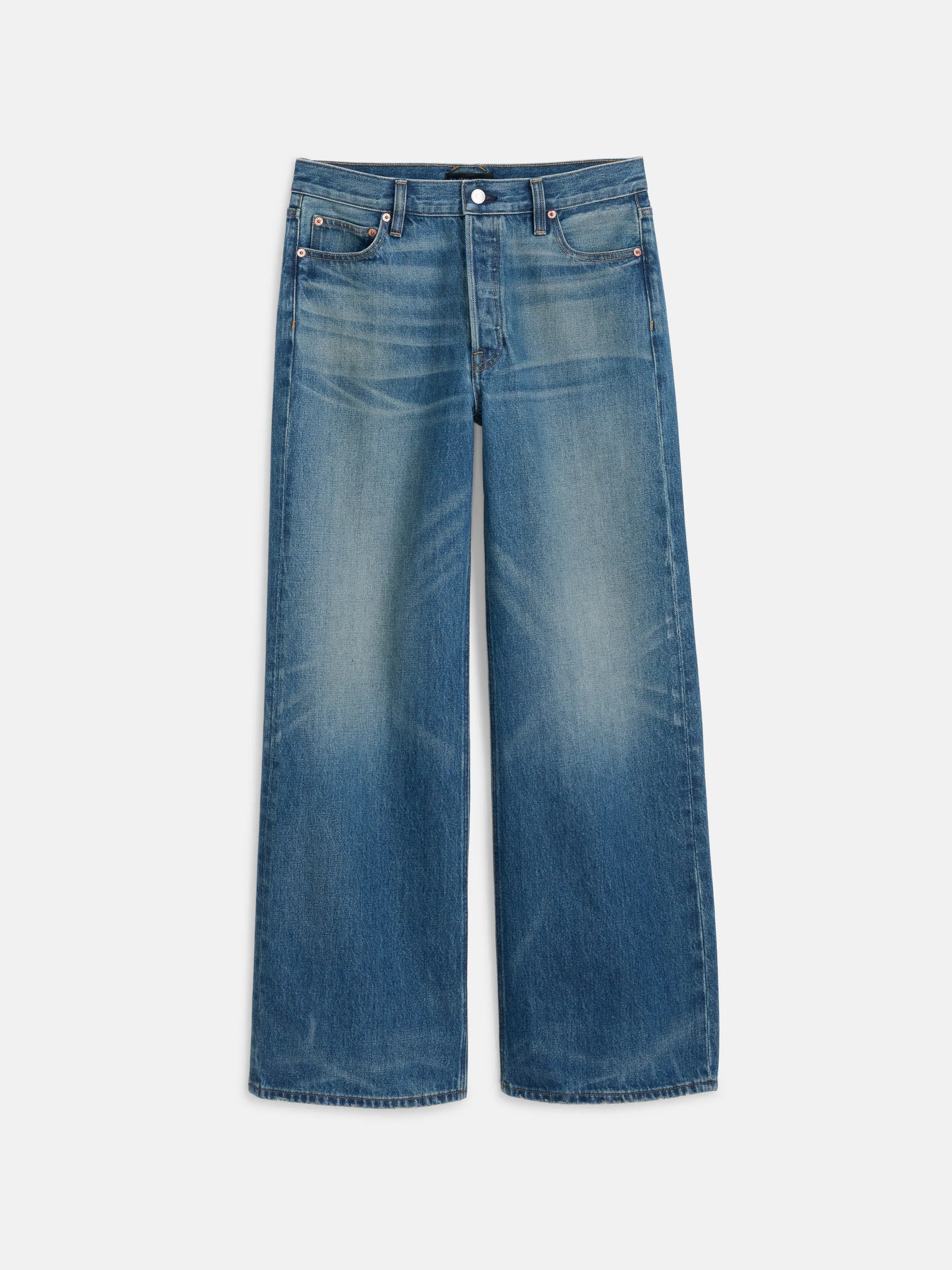 Alek Relaxed Wide Leg Jean sold by Alex Mill