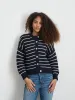 Nico Striped Cardigan in Cotton sold by Alex Mill