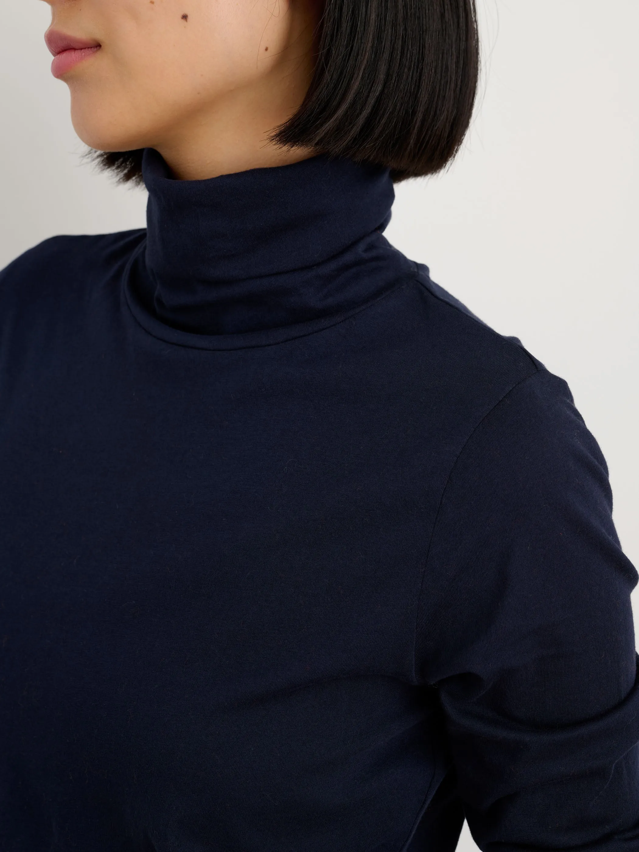 Turtleneck in 40s Jersey sold by Alex Mill product image thumbnail 4