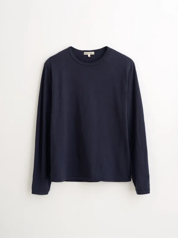 Standard Long Sleeve T-Shirt in Slub Cotton sold by Alex Mill