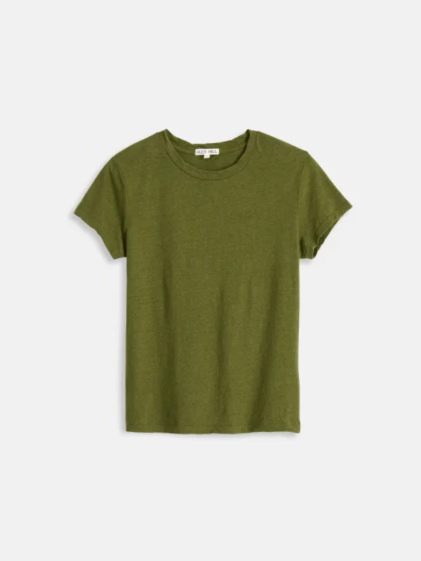 Prospect Tee in Linen sold by Alex Mill