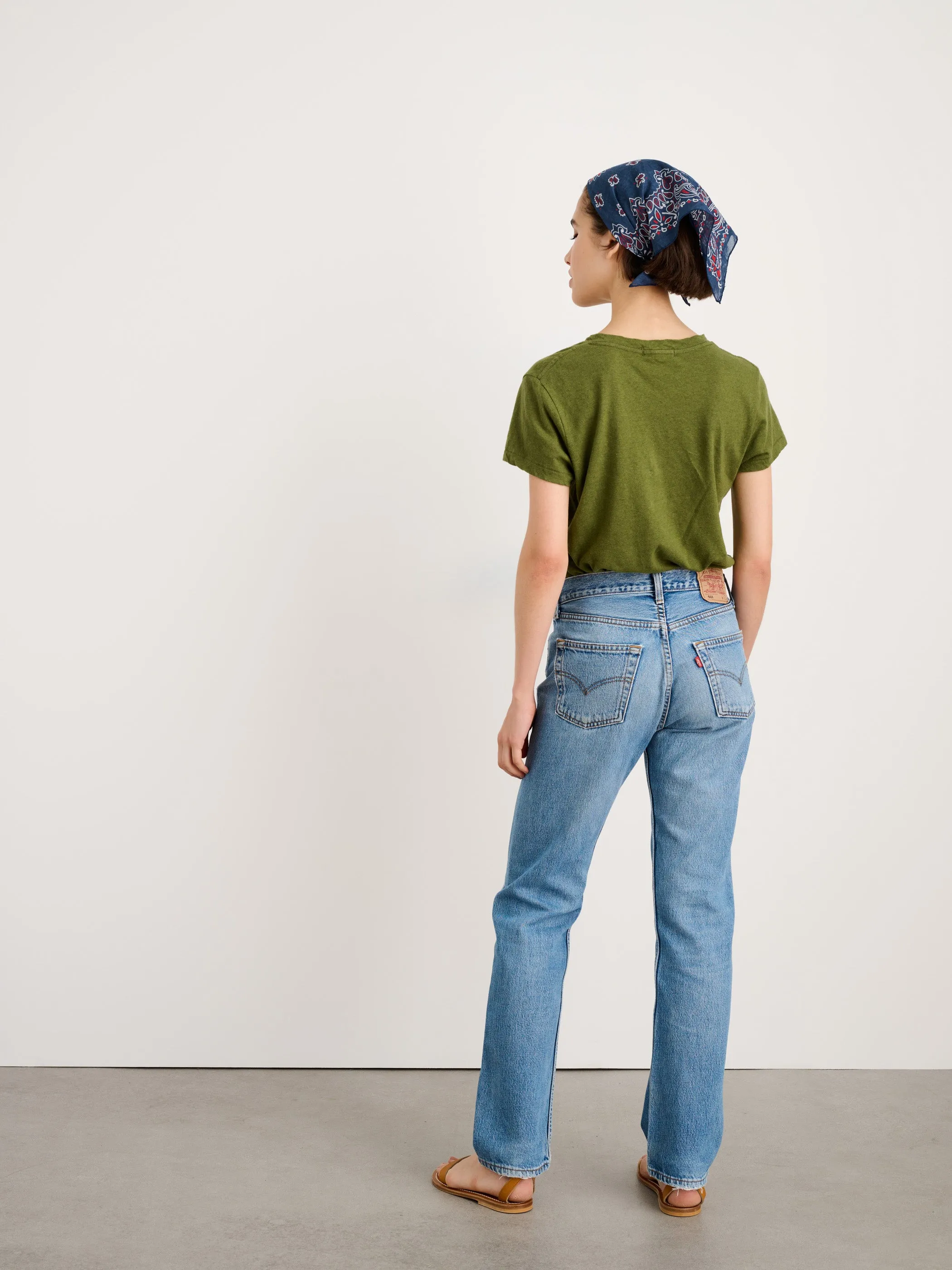 Prospect Tee in Linen sold by Alex Mill product image thumbnail 5