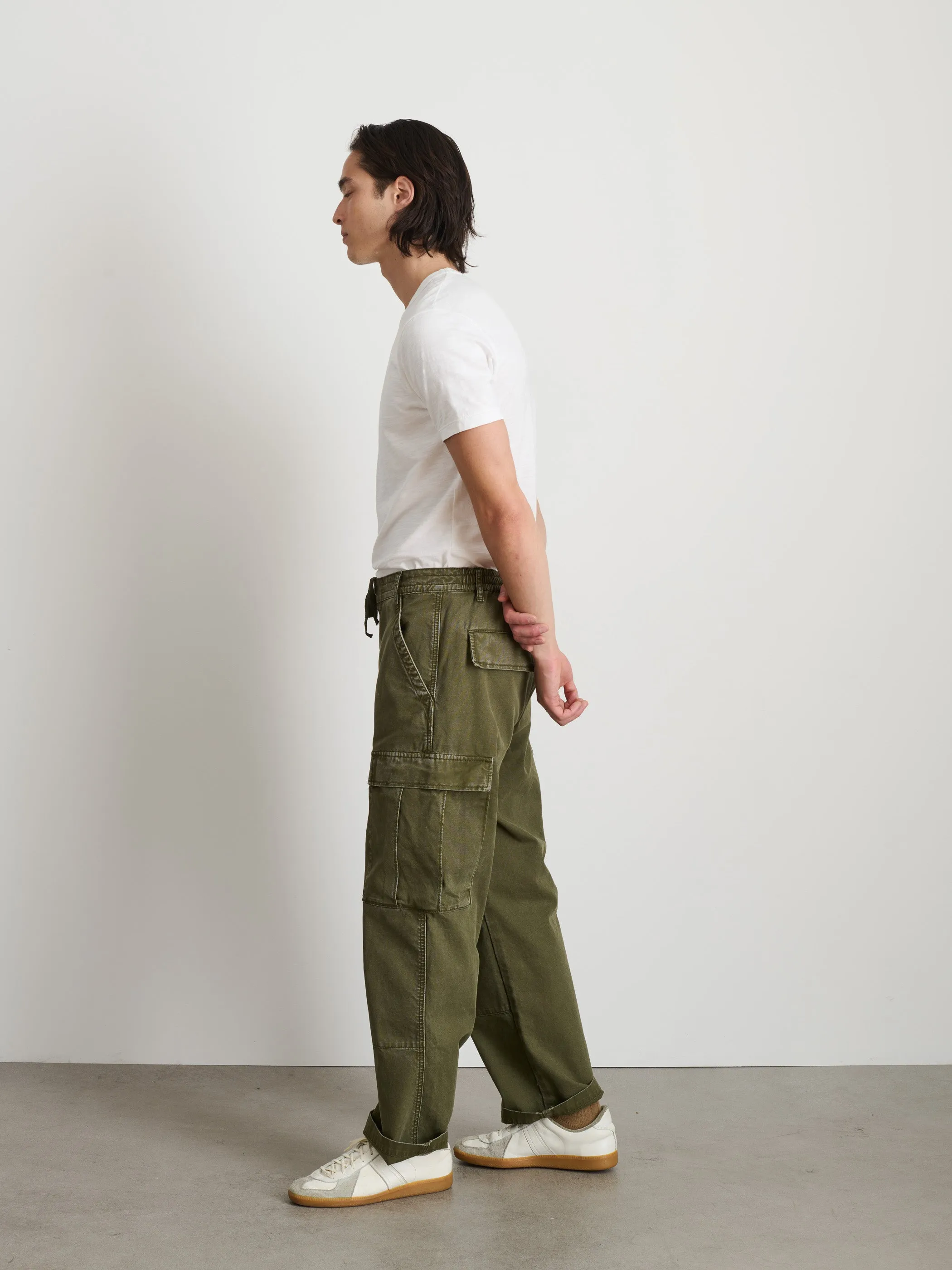 Pull On Cargo Pant In Canvas sold by Alex Mill product image thumbnail 4