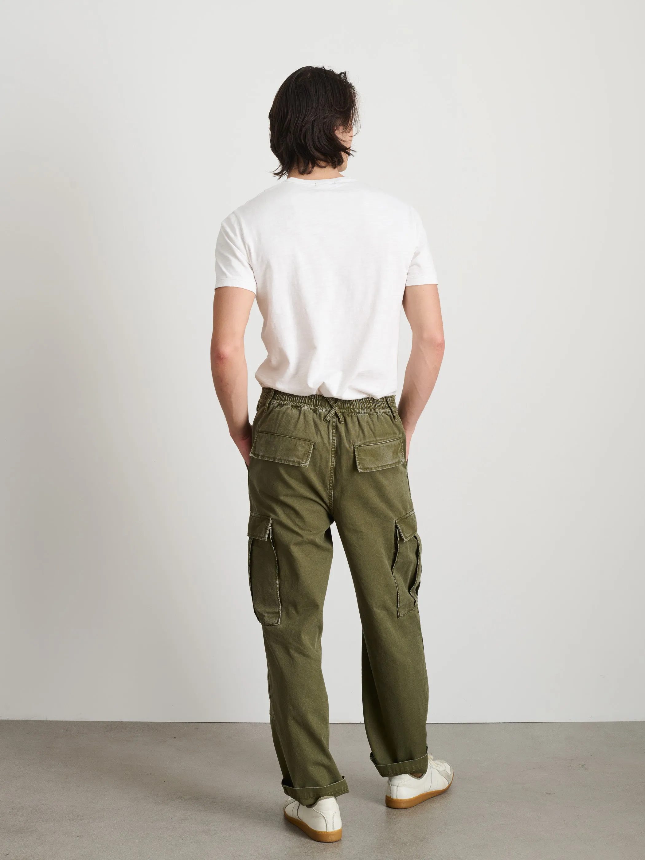 Pull On Cargo Pant In Canvas sold by Alex Mill product image thumbnail 5