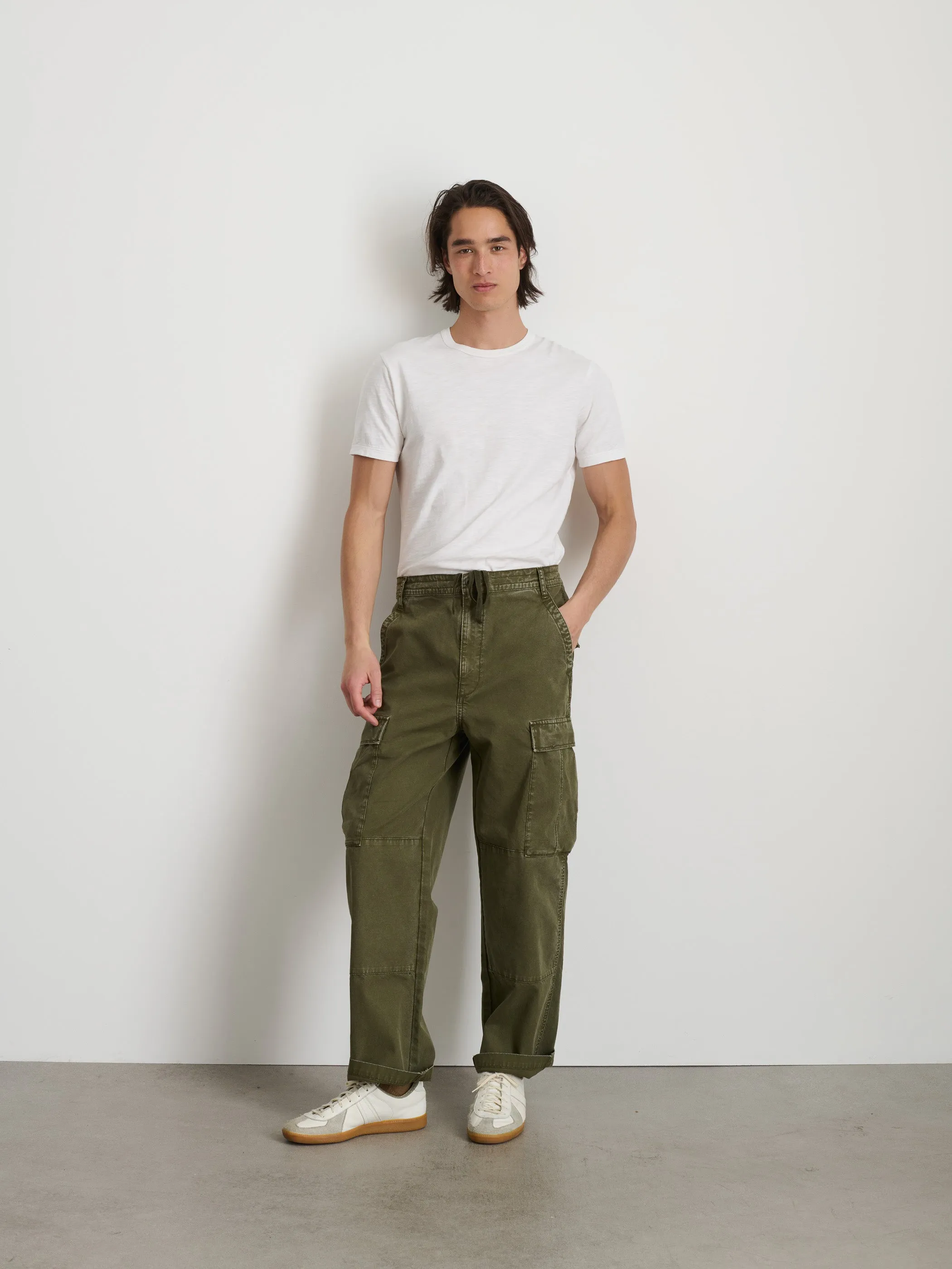 Pull On Cargo Pant In Canvas sold by Alex Mill product image thumbnail 2