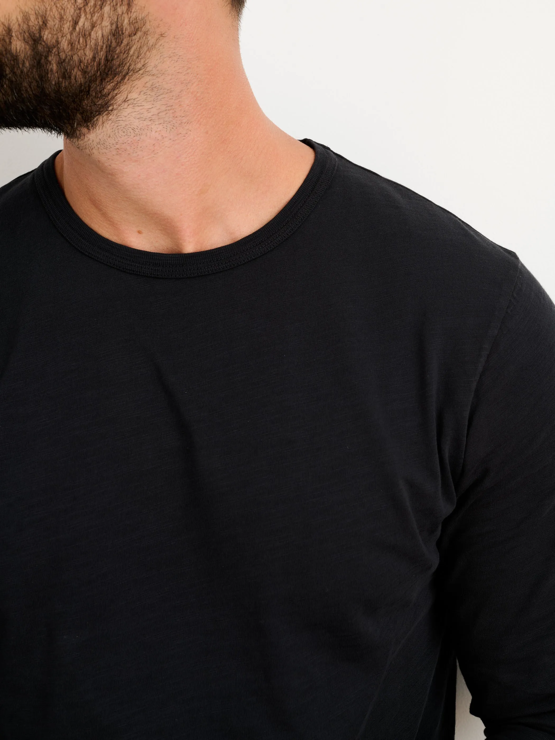 Standard Long Sleeve T-Shirt in Slub Cotton sold by Alex Mill product image thumbnail 4