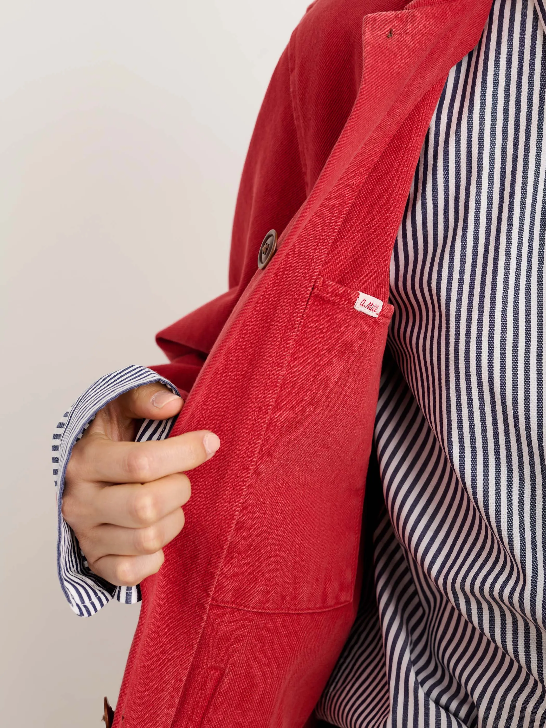 Britt Work Jacket in Recycled Denim sold by Alex Mill product image thumbnail 4