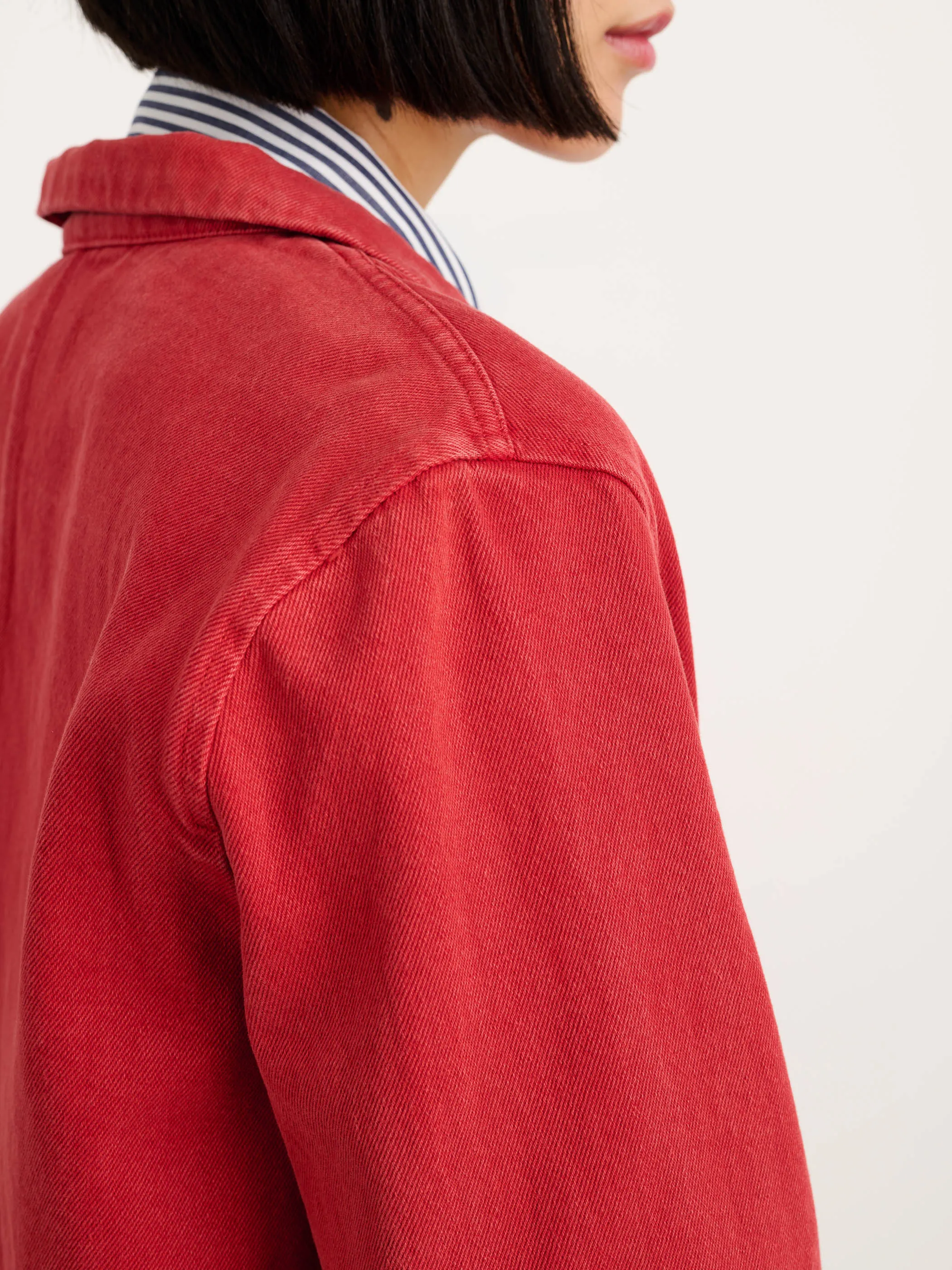 Britt Work Jacket in Recycled Denim sold by Alex Mill product image thumbnail 5