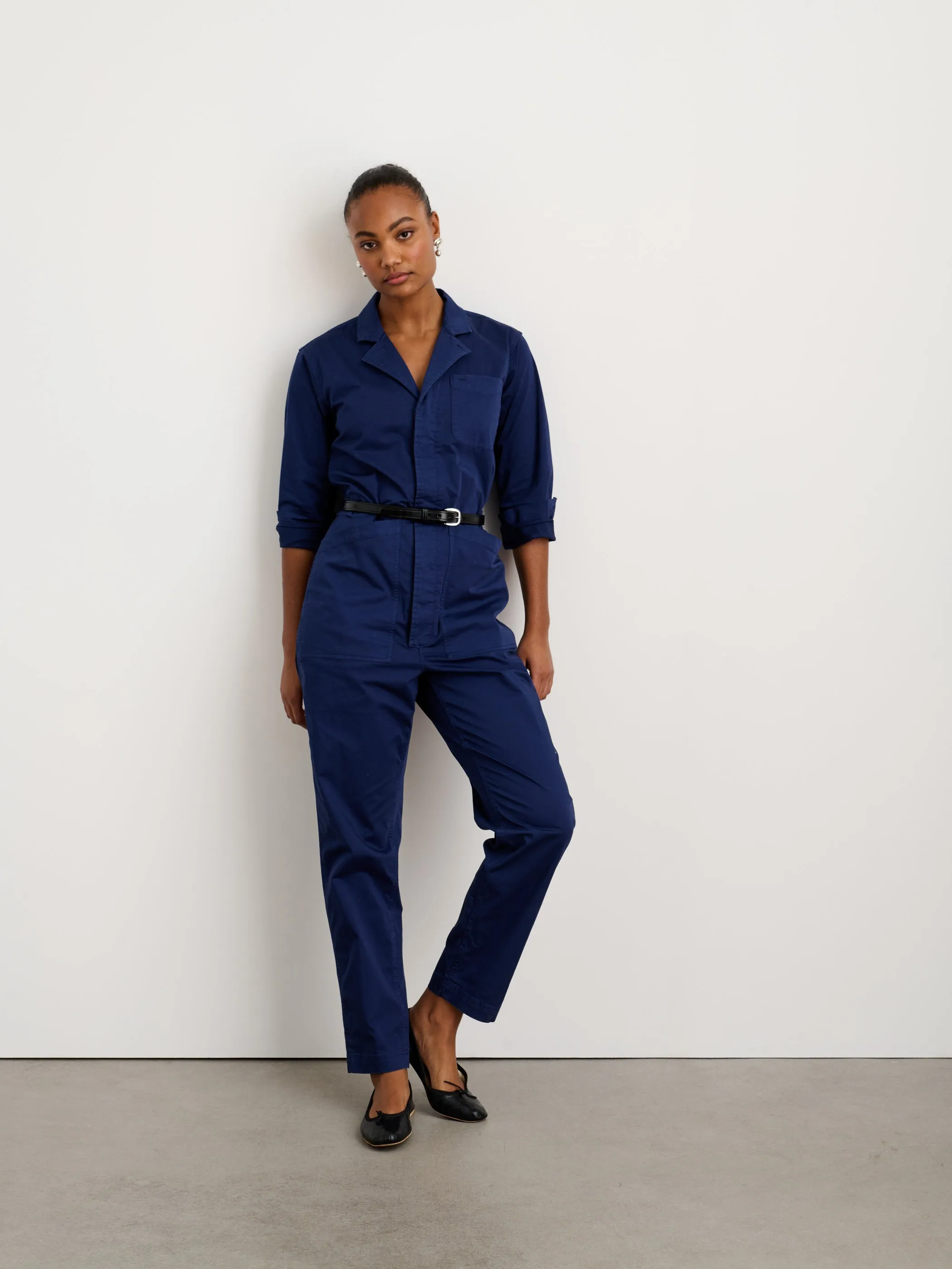 Standard Jumpsuit in Long Inseam sold by Alex Mill product image thumbnail 2