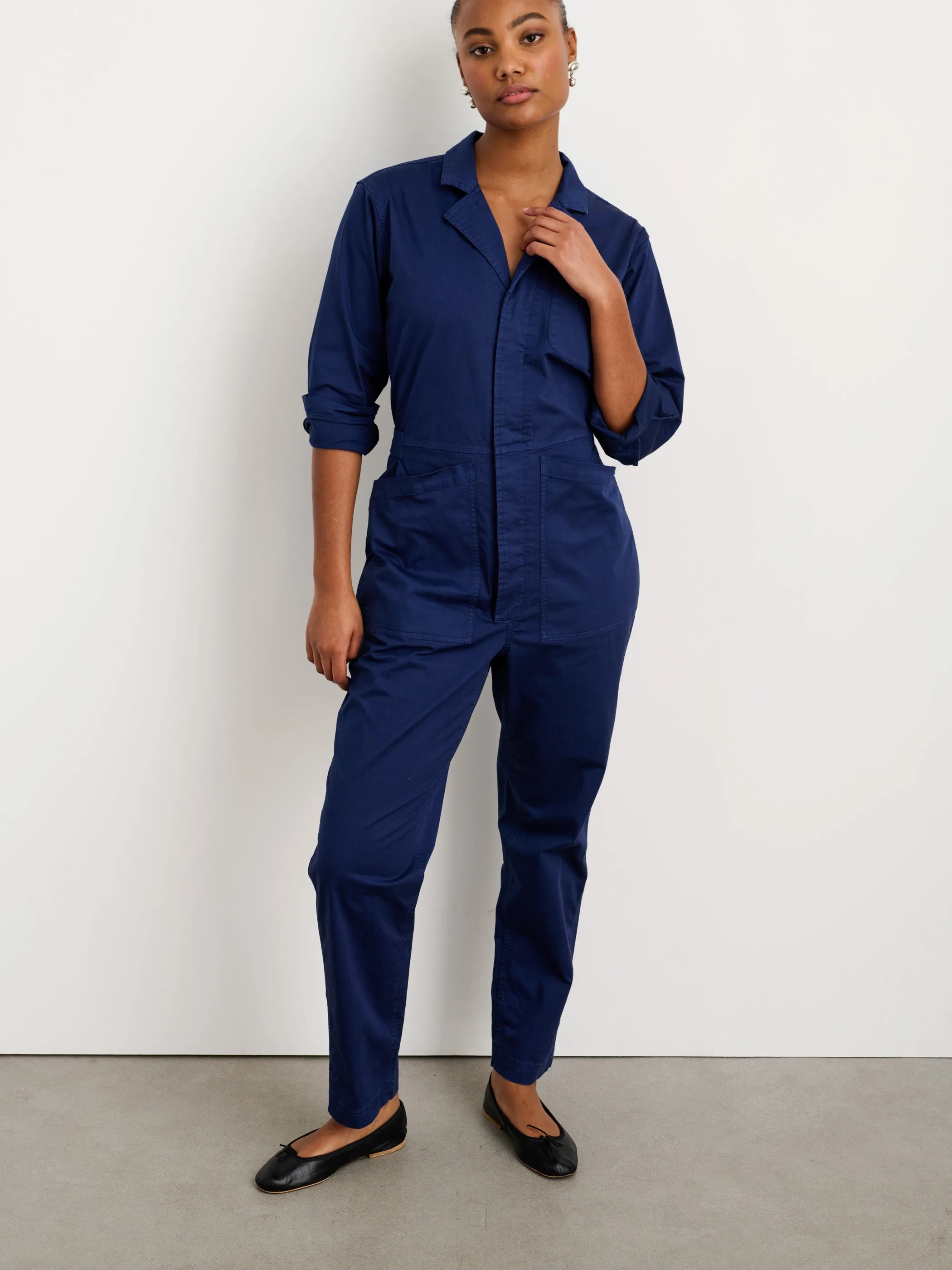 Standard Jumpsuit in Long Inseam sold by Alex Mill product image thumbnail 3