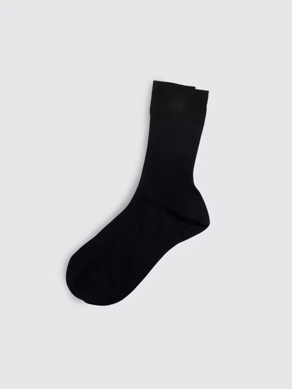 Maria La Rosa Bio Cotton Ribbed Socks sold by Alex Mill