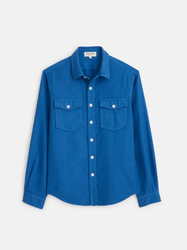 Highland Shirt In Chamois sold by Alex Mill