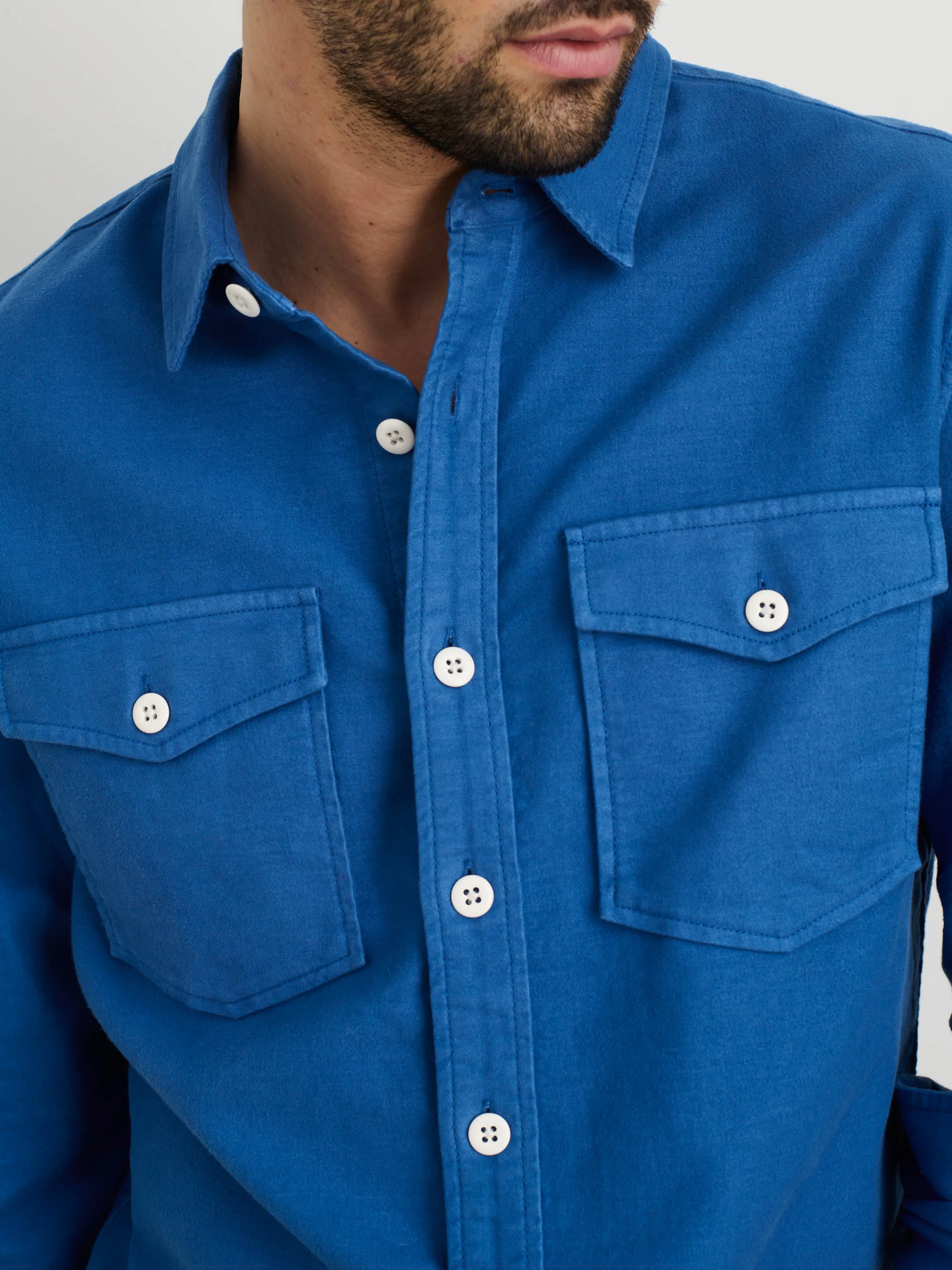 Highland Shirt In Chamois sold by Alex Mill product image thumbnail 4