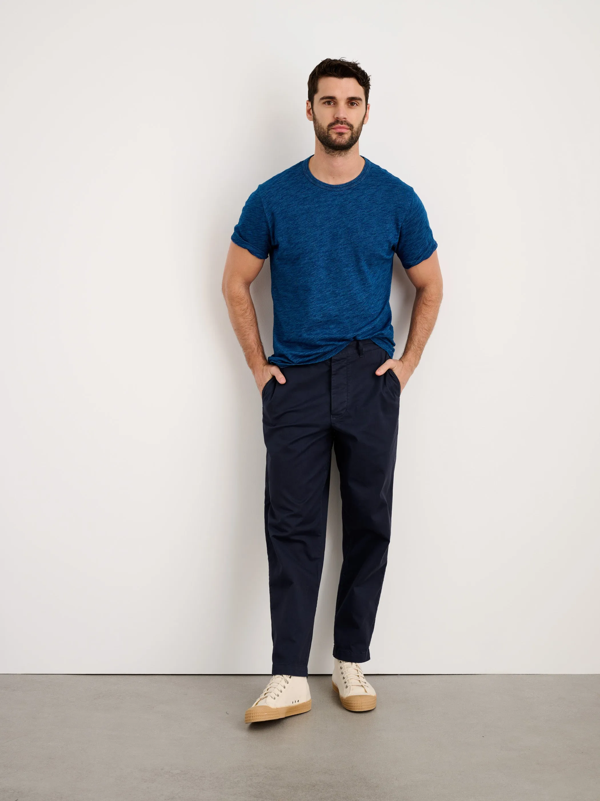 Standard Tee in Indigo Slub Cotton sold by Alex Mill product image thumbnail 2