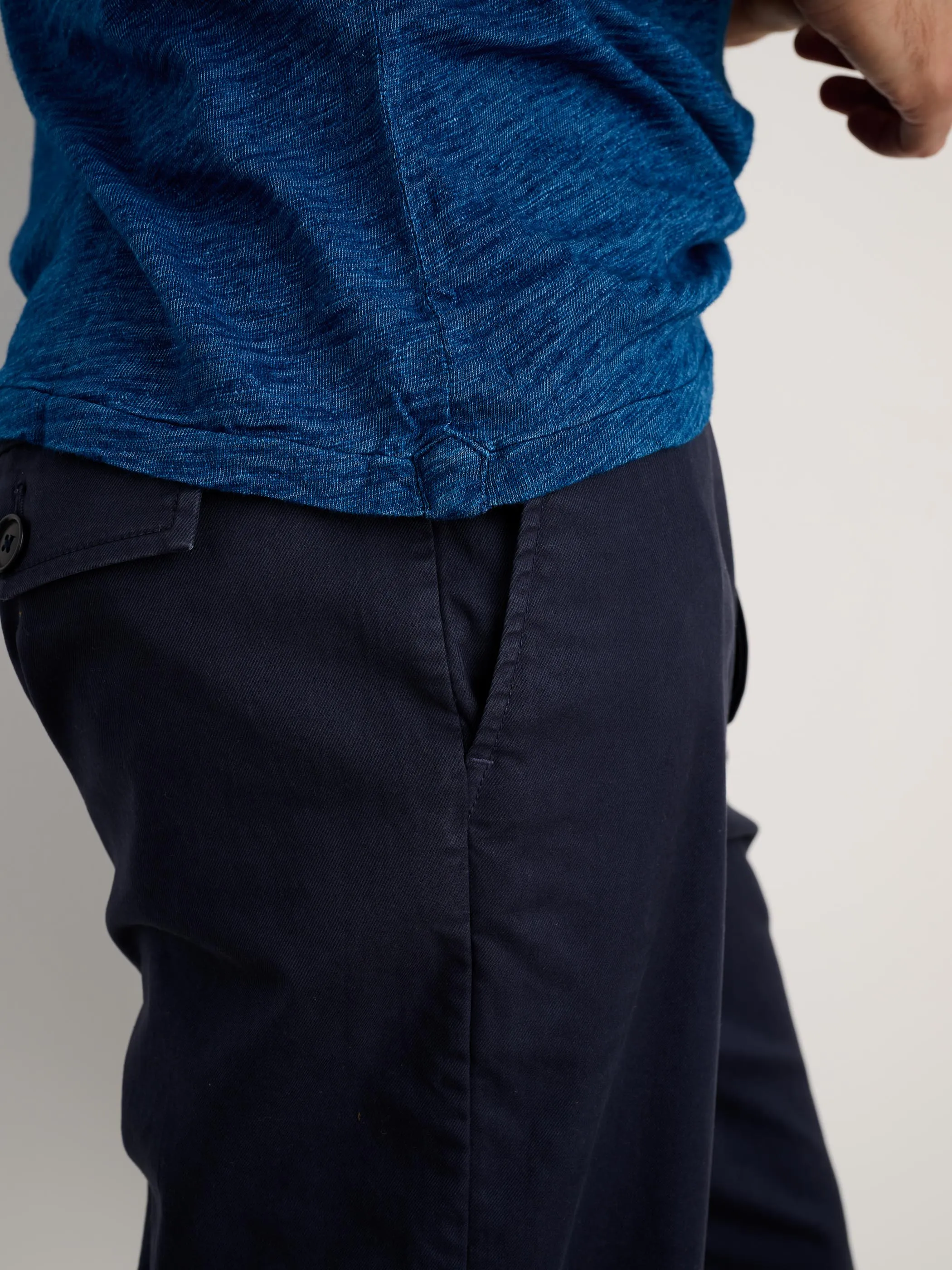 Standard Tee in Indigo Slub Cotton sold by Alex Mill product image thumbnail 5