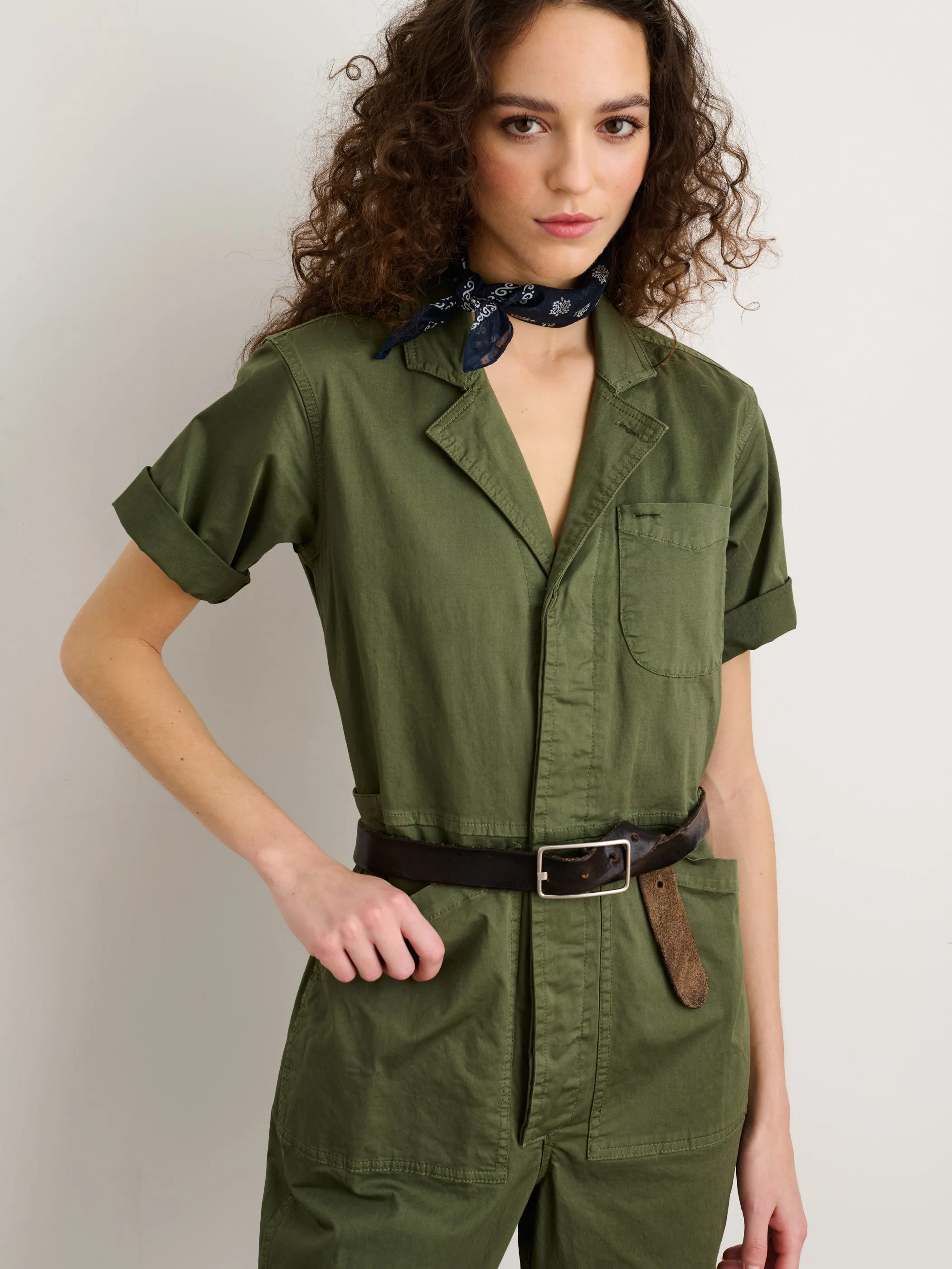 Standard Short Sleeve Jumpsuit sold by Alex Mill product image thumbnail 3