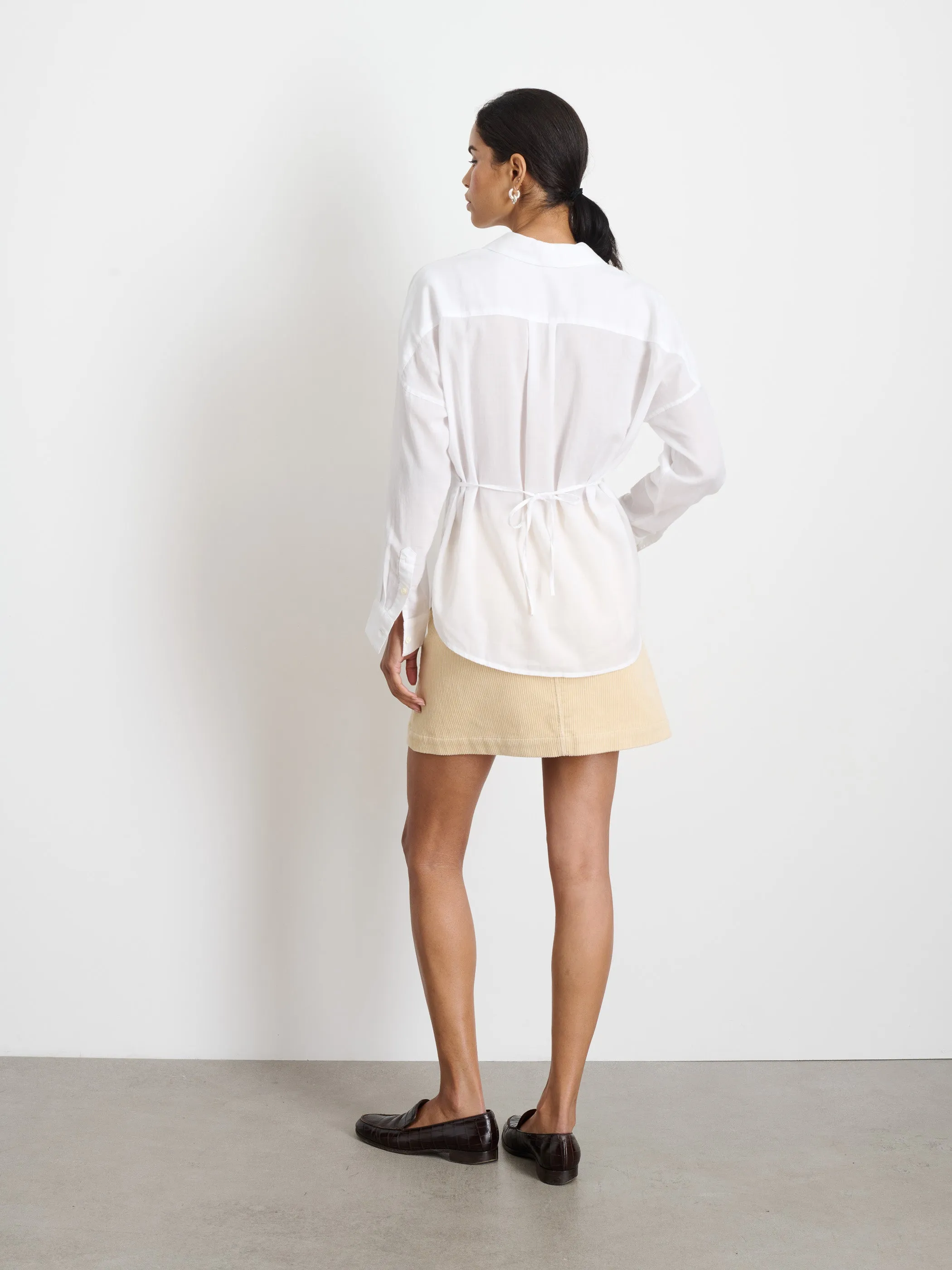 Karlie Shirt In Cotton Voile sold by Alex Mill product image thumbnail 5