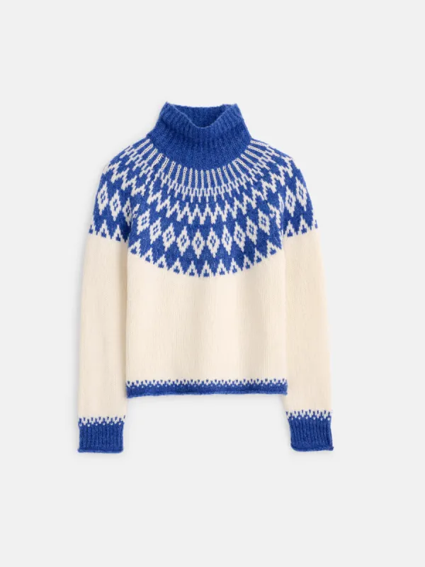 Bailey Fair Isle Turtleneck sold by Alex Mill