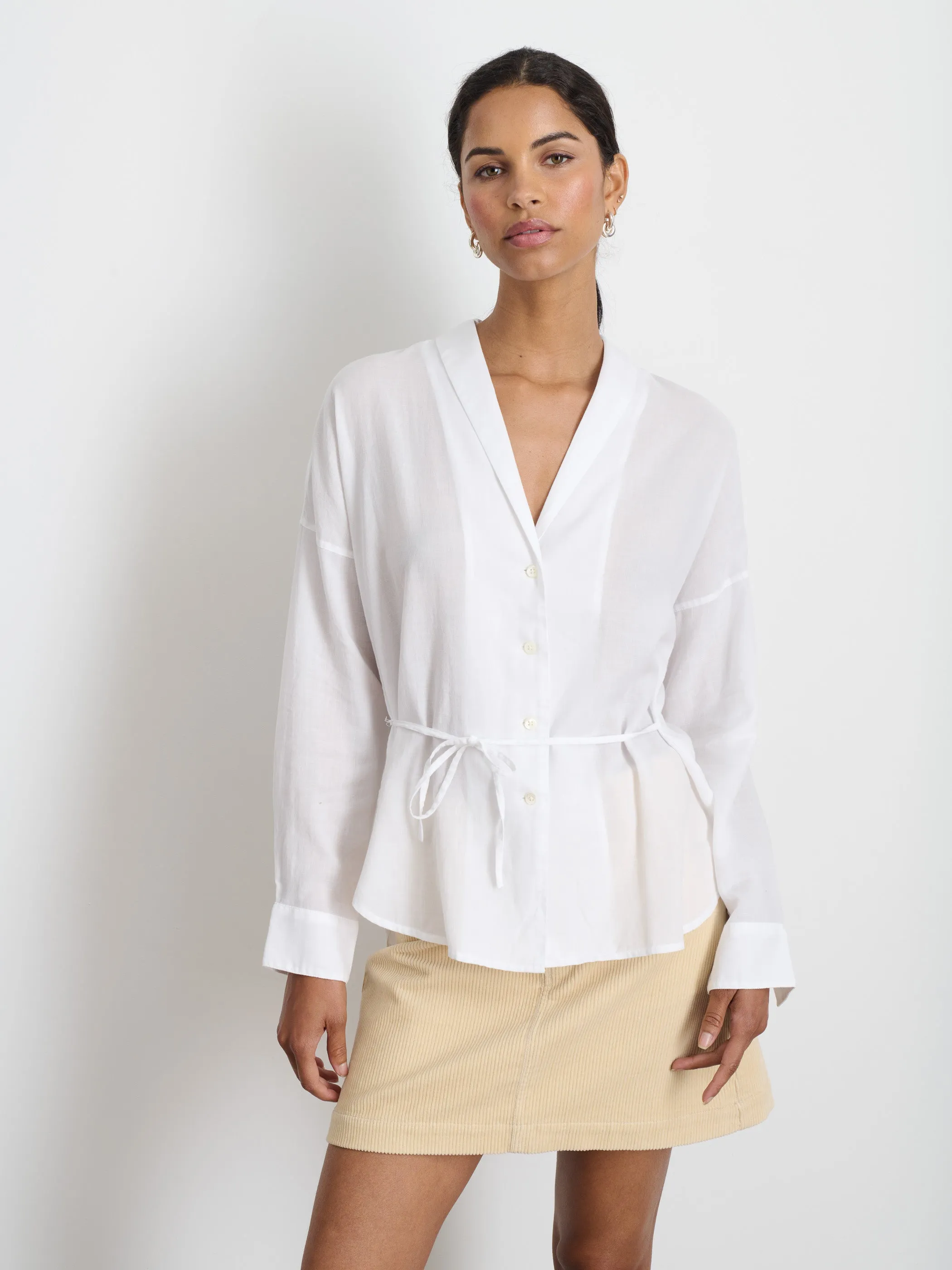 Karlie Shirt In Cotton Voile sold by Alex Mill product image thumbnail 2