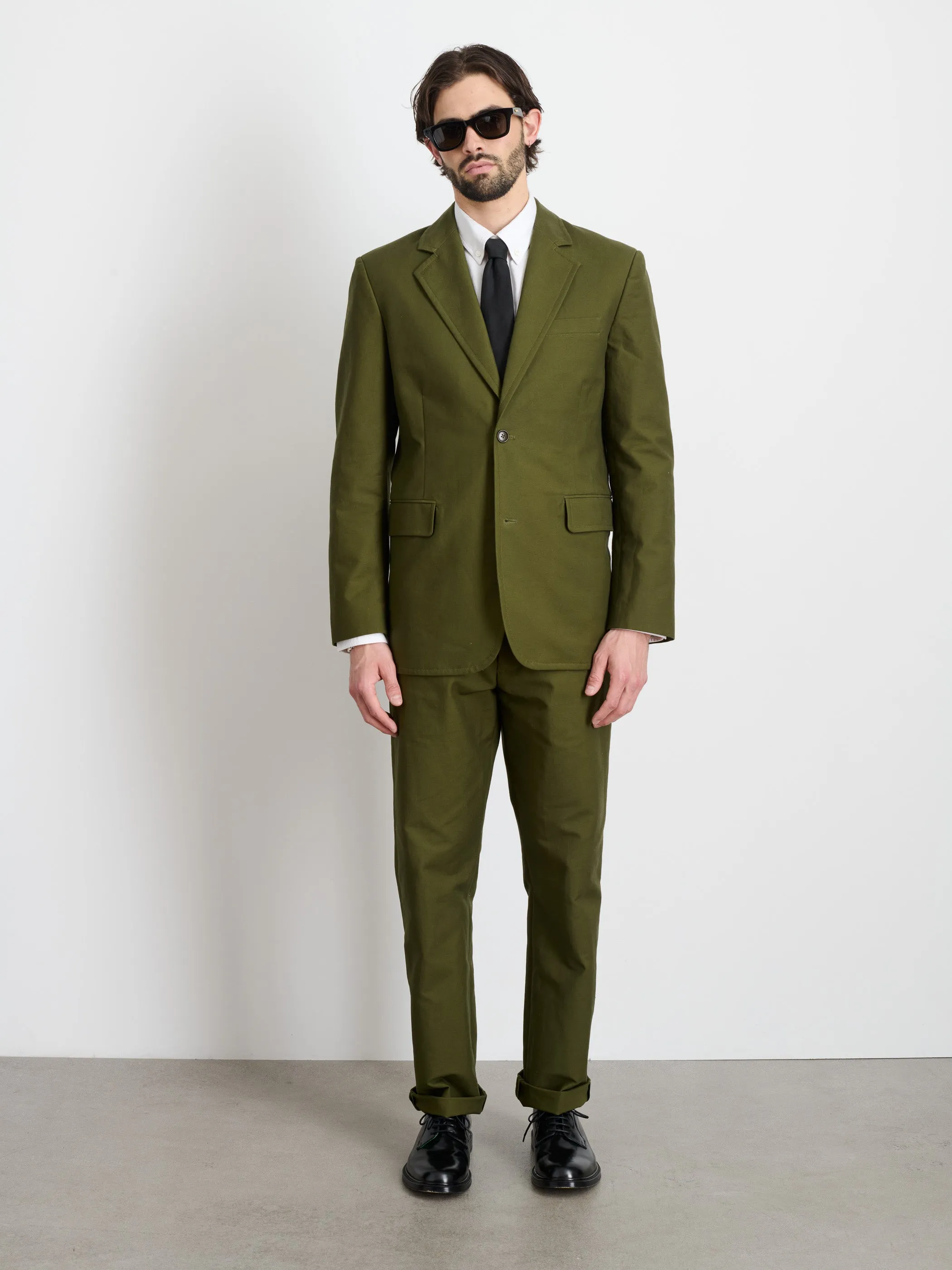 Grant Blazer In Cotton Twill sold by Alex Mill product image thumbnail 3