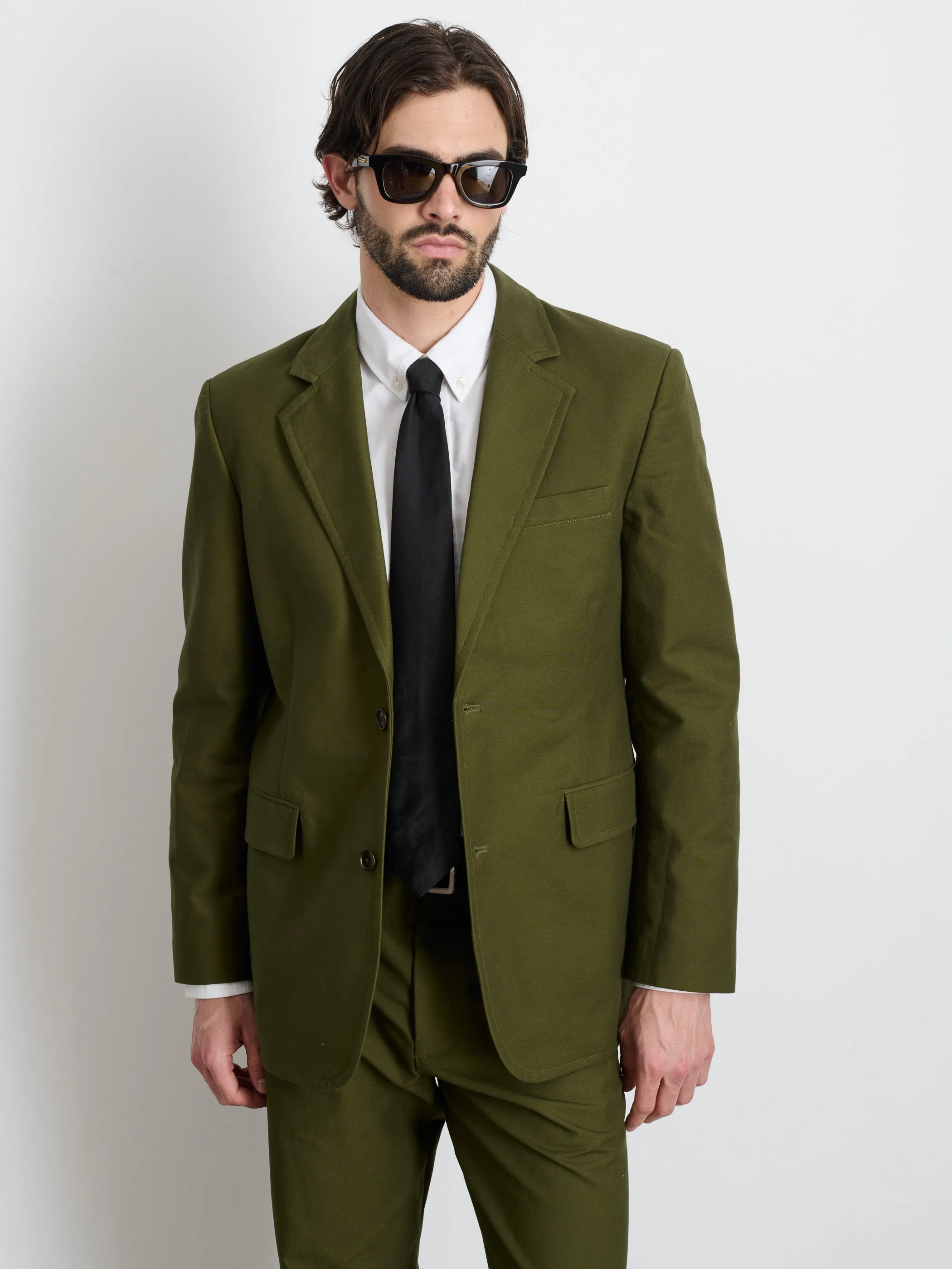 Grant Blazer In Cotton Twill sold by Alex Mill product image thumbnail 2