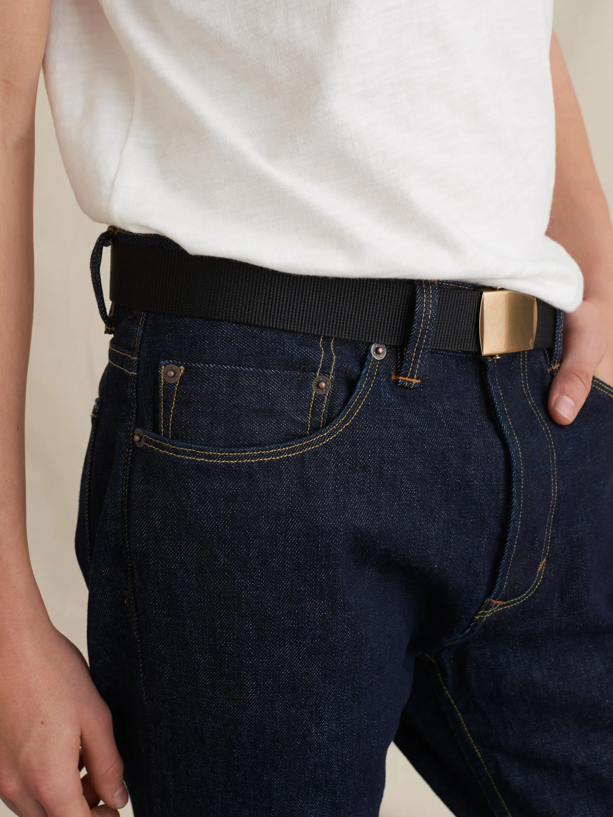 Solid Web Belt sold by Alex Mill product image thumbnail 2
