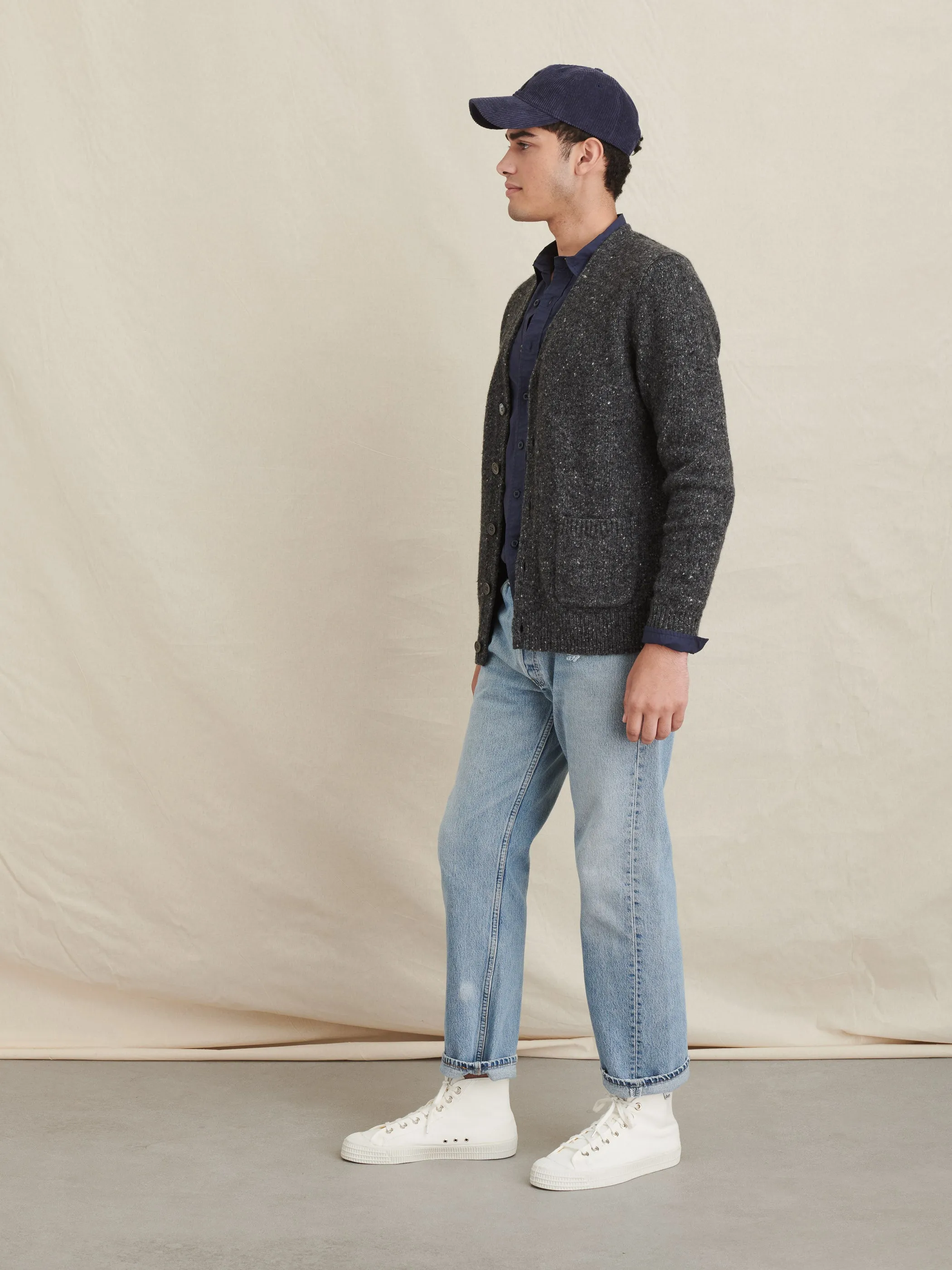 Donegal Wool Cardigan sold by Alex Mill product image thumbnail 5