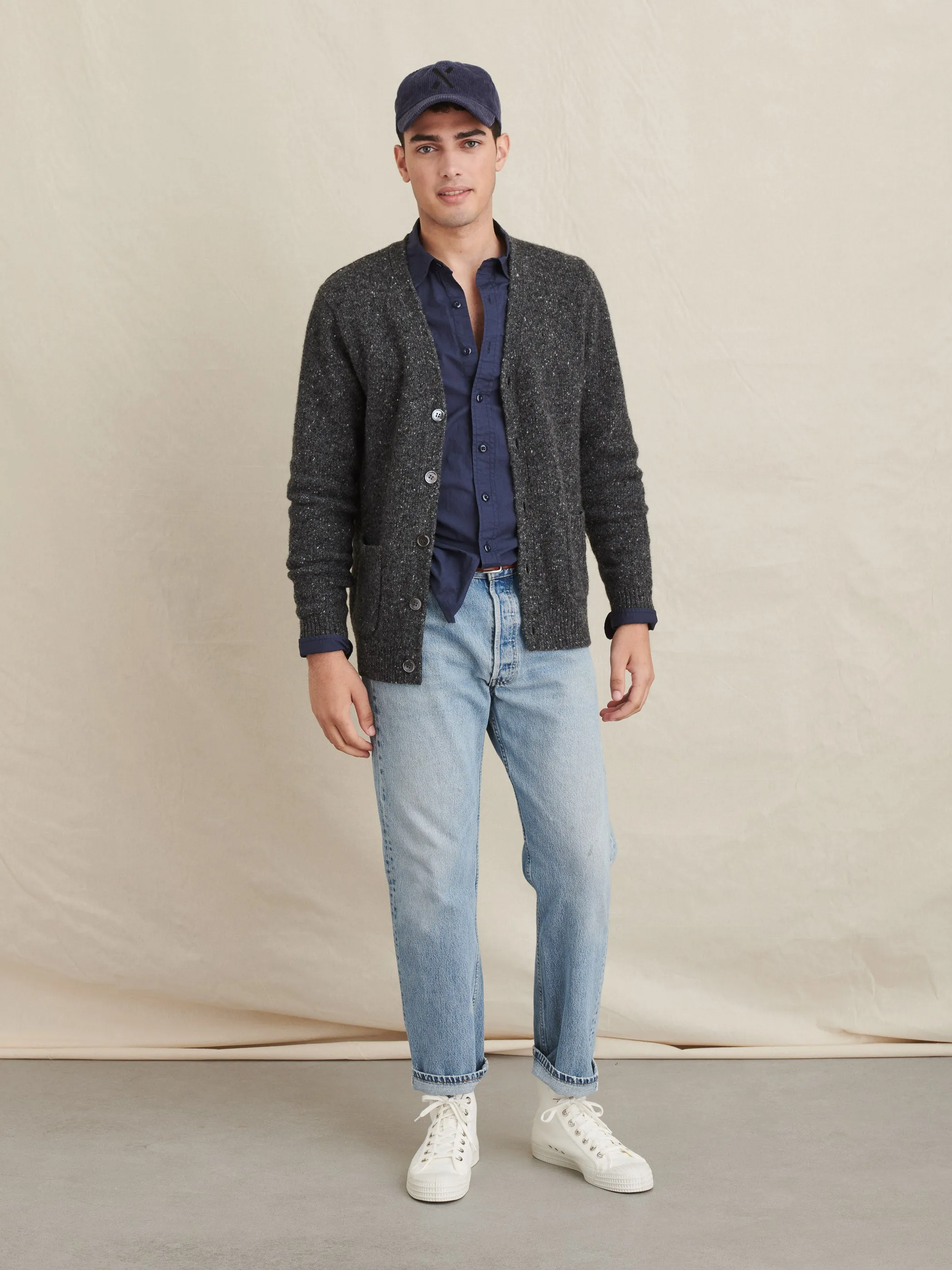 Donegal Wool Cardigan sold by Alex Mill product image thumbnail 2