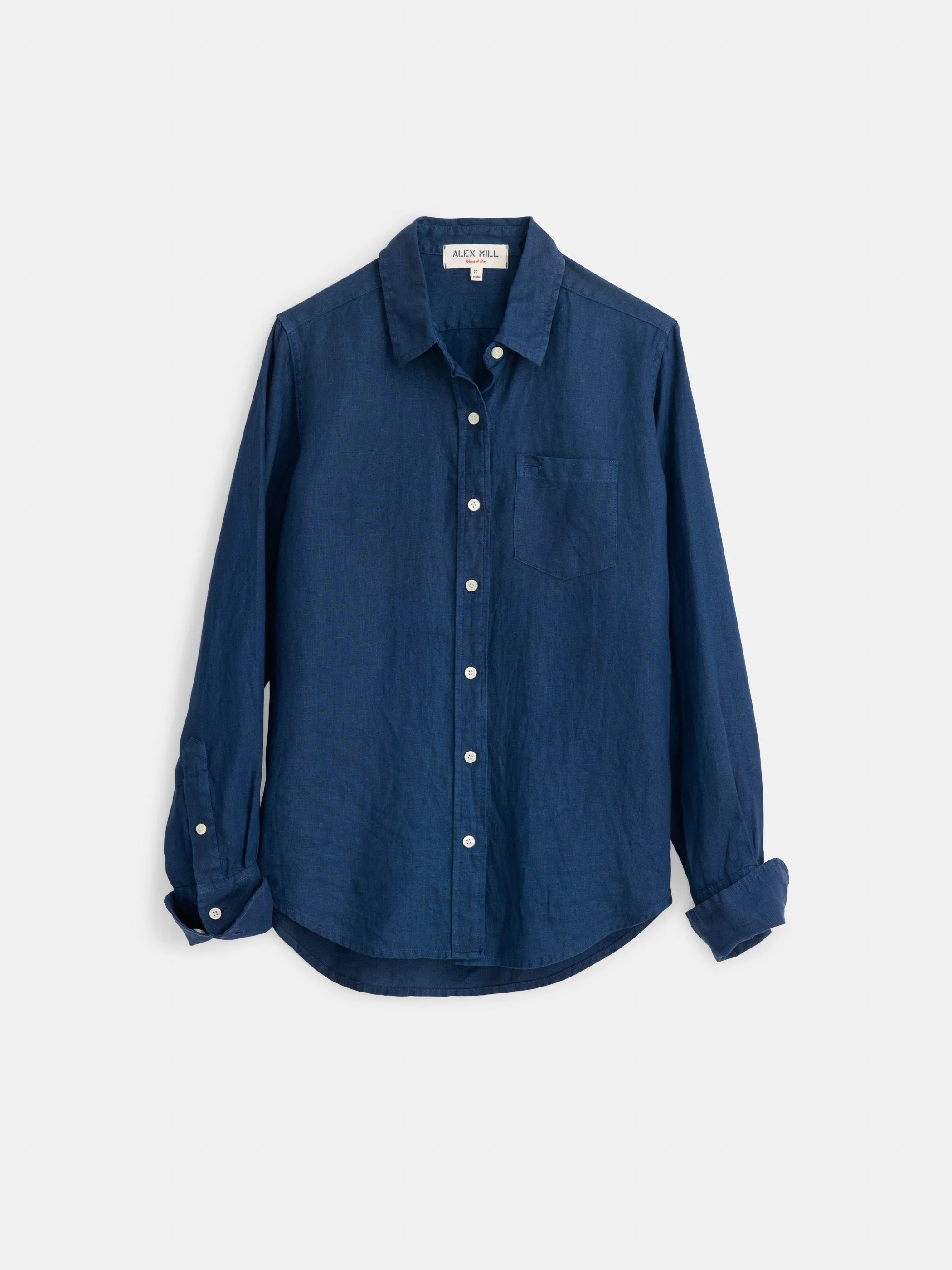 Wyatt Shirt in Linen sold by Alex Mill