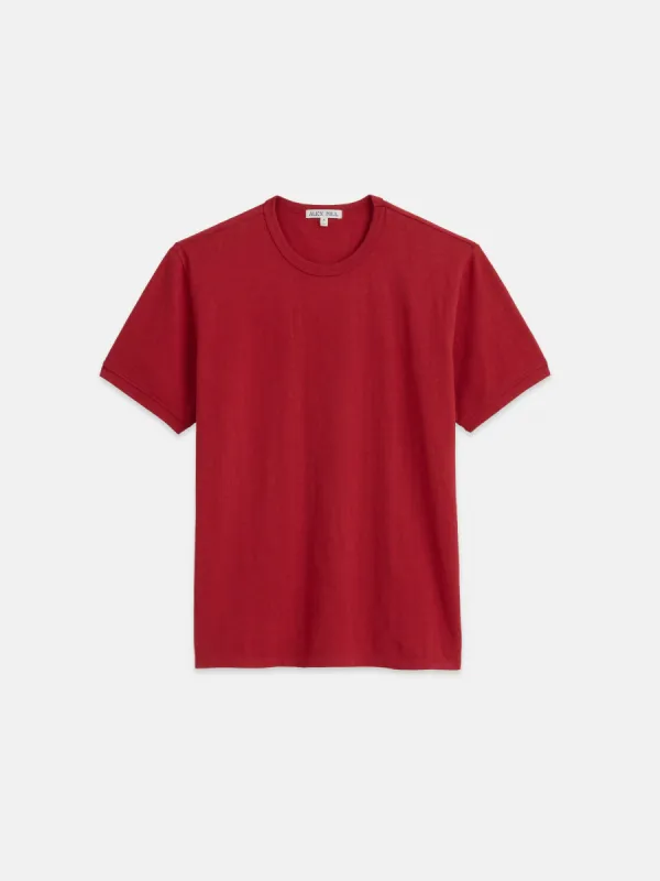 Standard T-Shirt in Slub Cotton sold by Alex Mill