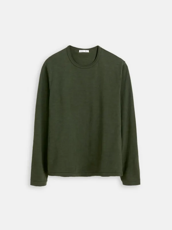 Standard Long Sleeve T-Shirt in Slub Cotton sold by Alex Mill