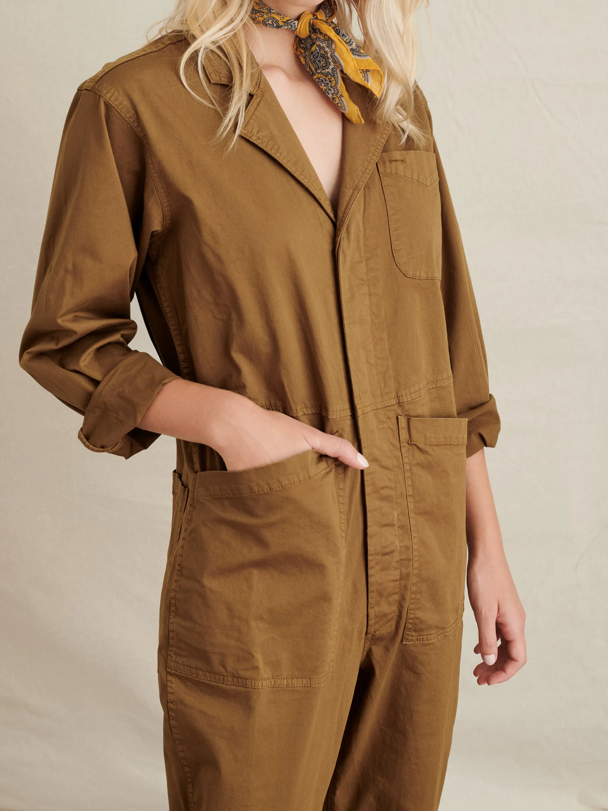 The Standard Jumpsuit in Cotton Twill sold by Alex Mill product image thumbnail 3