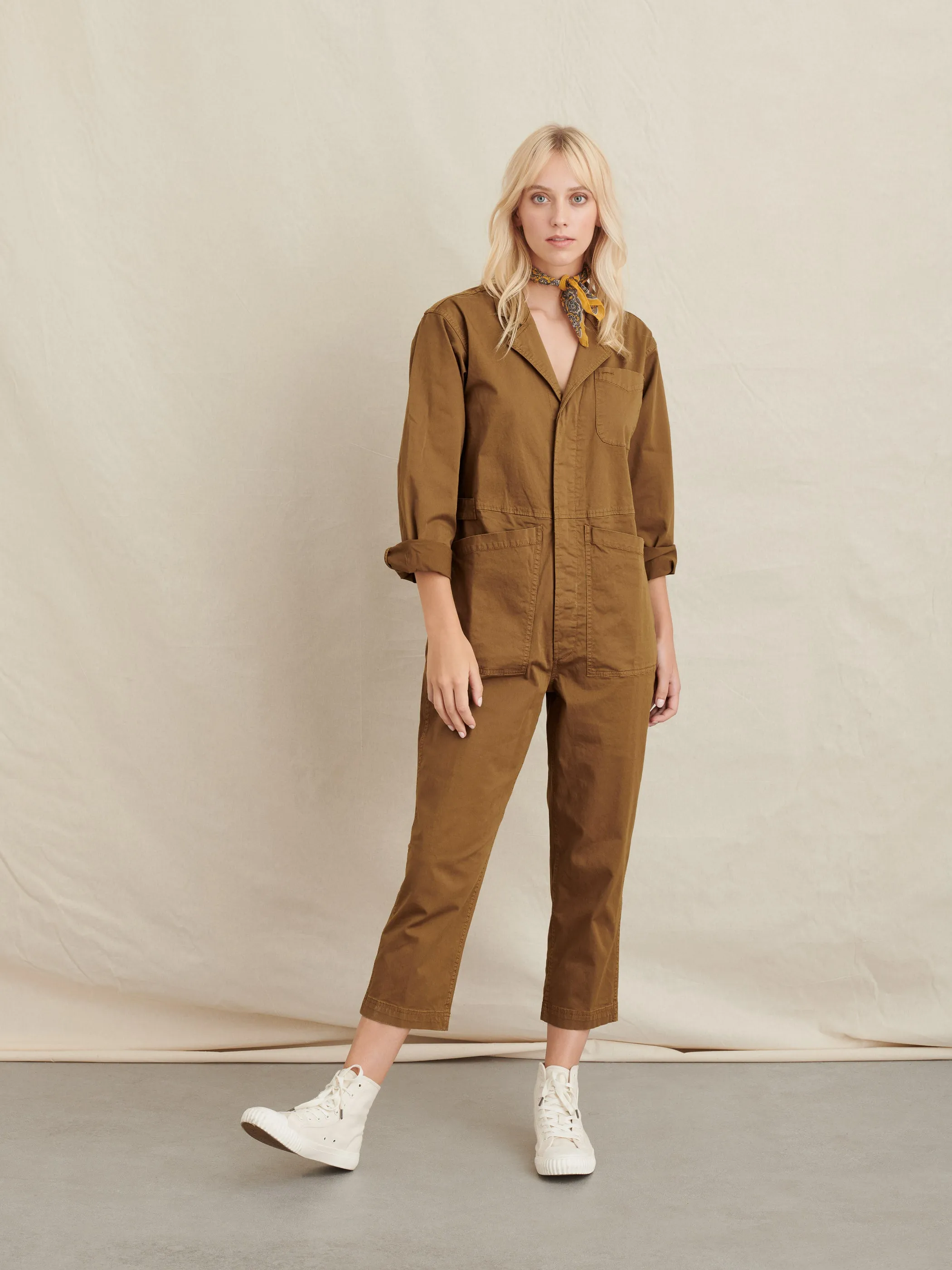 The Standard Jumpsuit in Cotton Twill sold by Alex Mill product image thumbnail 2