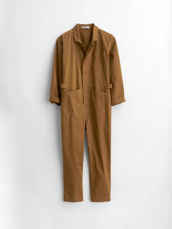 The Standard Jumpsuit in Cotton Twill sold by Alex Mill