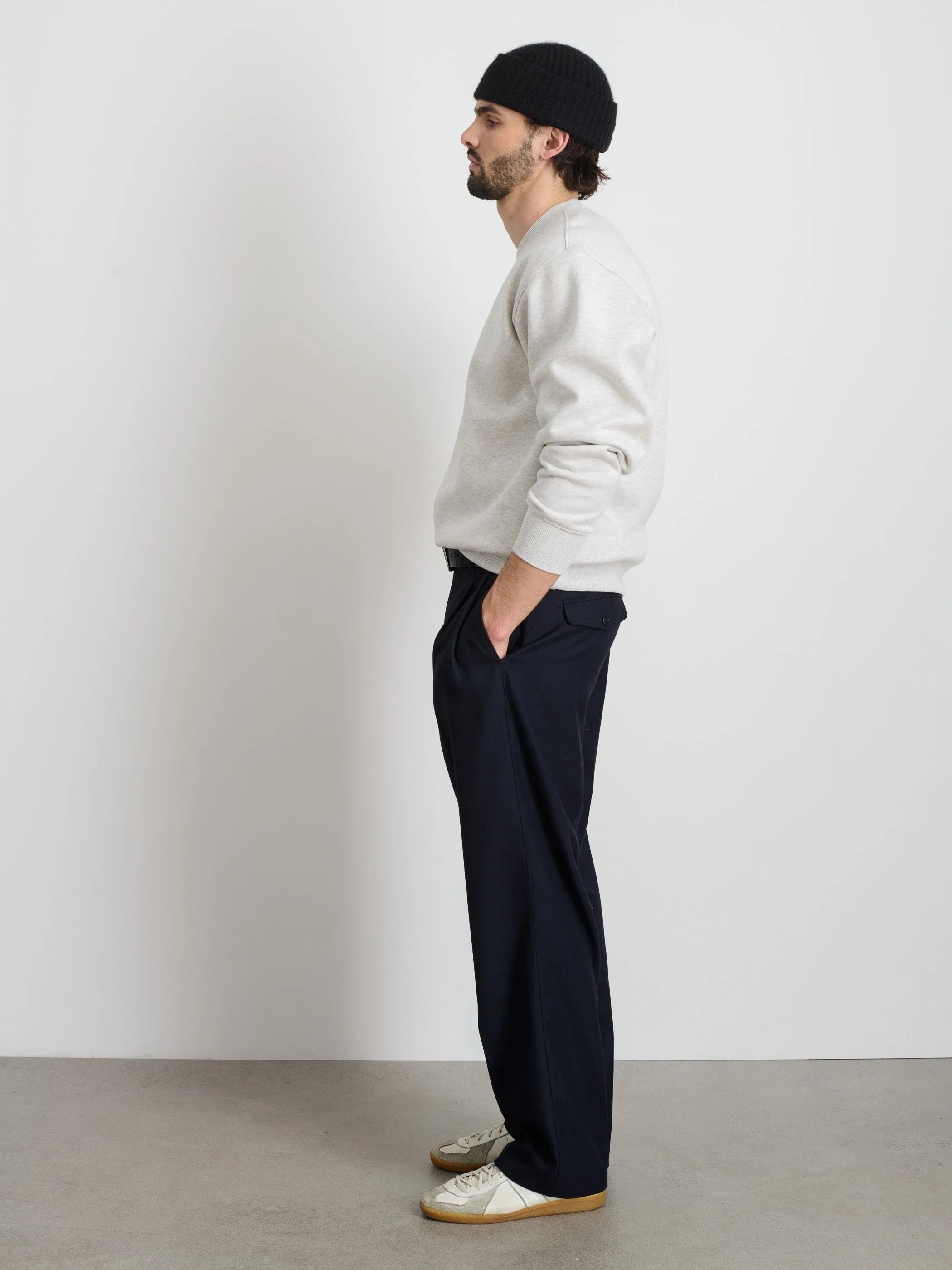 Marlon Sweatshirt In Cotton Fleece sold by Alex Mill product image thumbnail 4