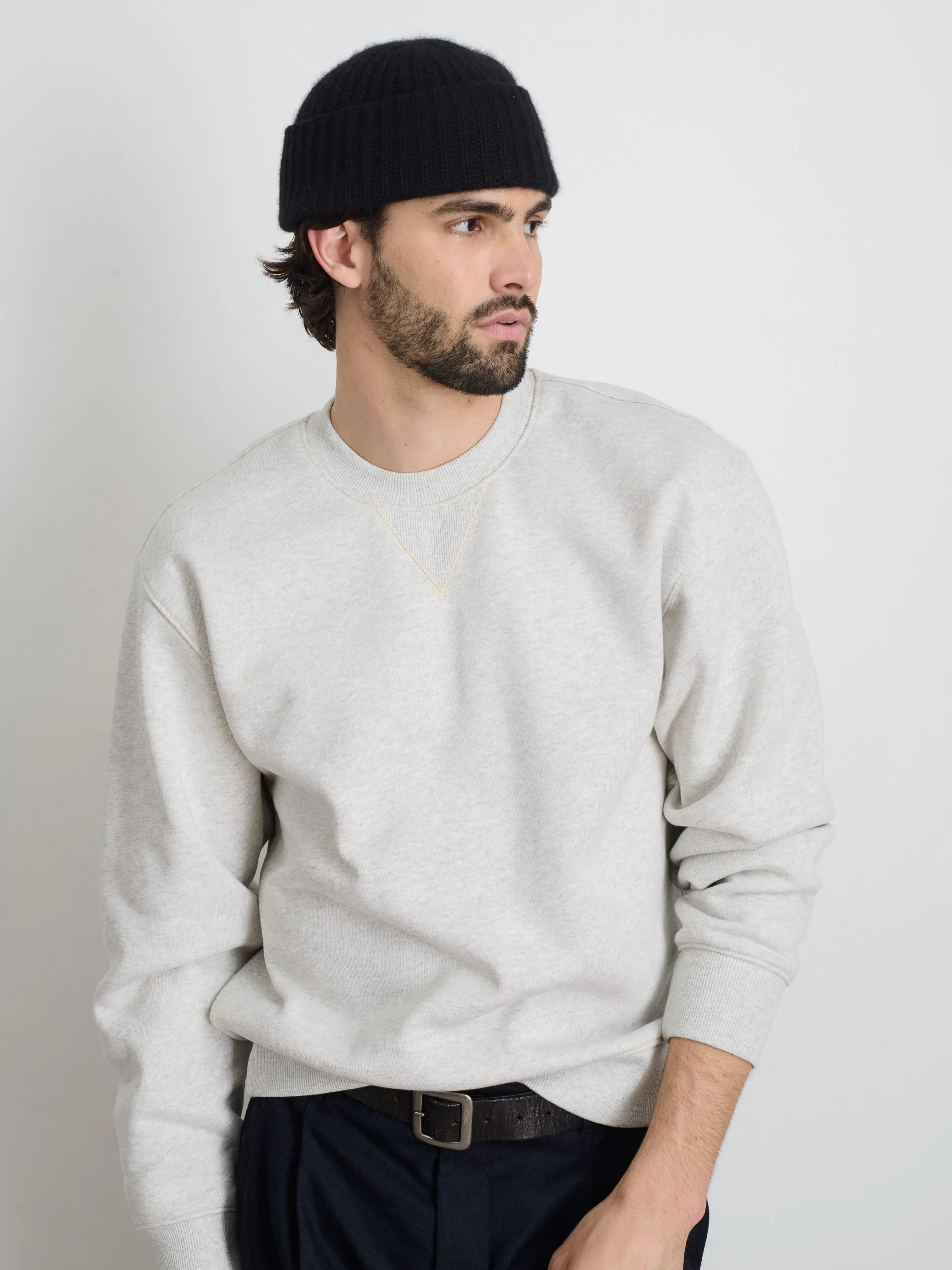Marlon Sweatshirt In Cotton Fleece sold by Alex Mill product image thumbnail 2